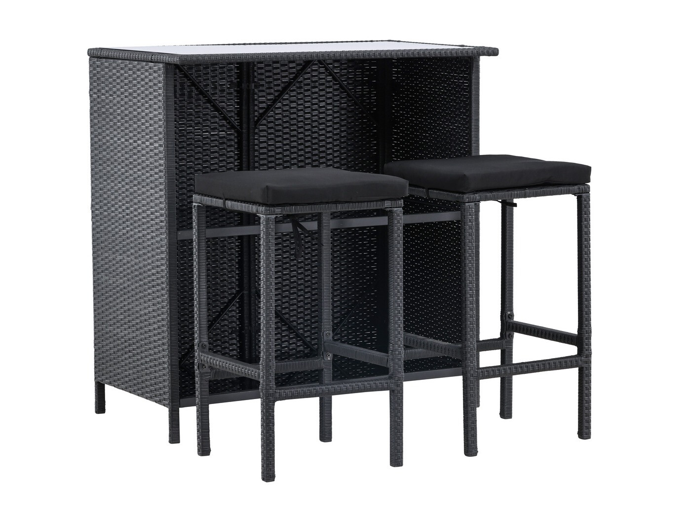 Komplet mize in stolov Dallas 4650