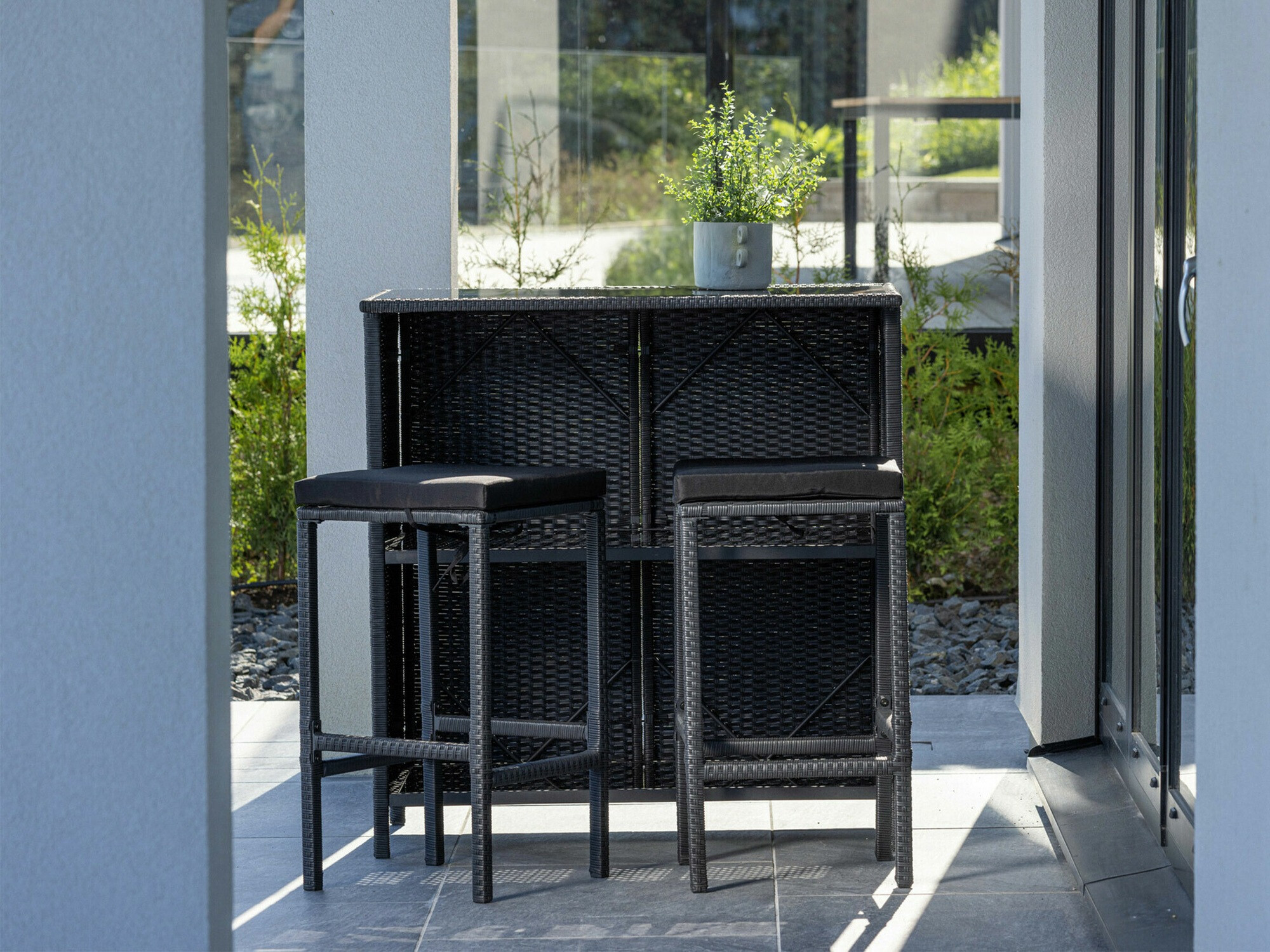 Komplet mize in stolov Dallas 4650