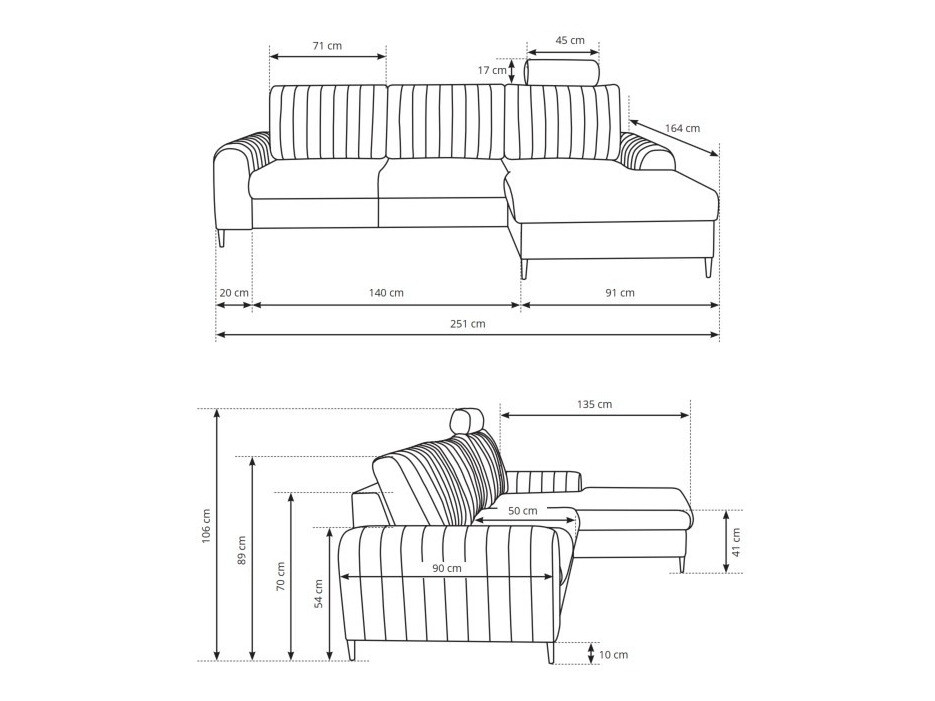Kotna garnitura Kingston 163 (Loft 18)