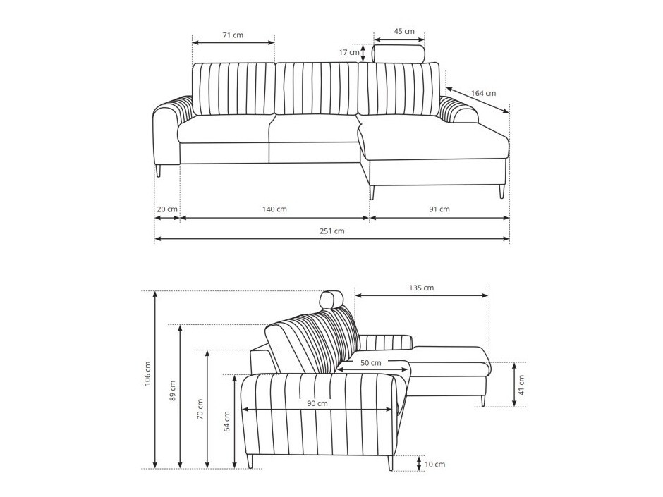 Kotna garnitura Kingston 163 (Loft 22)