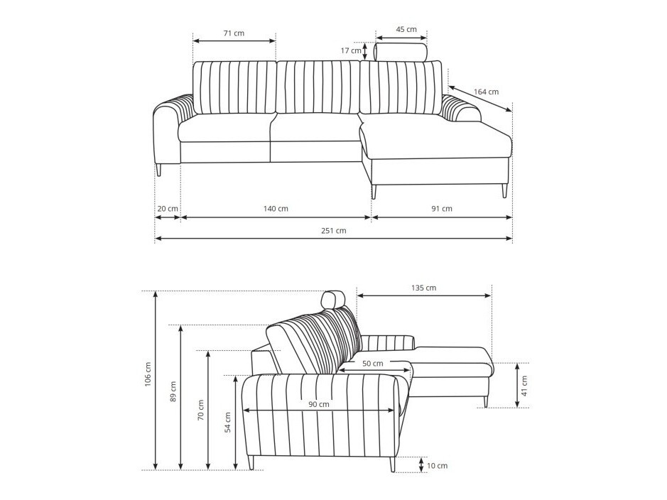Kotna garnitura Kingston 165 (Velluto 8)