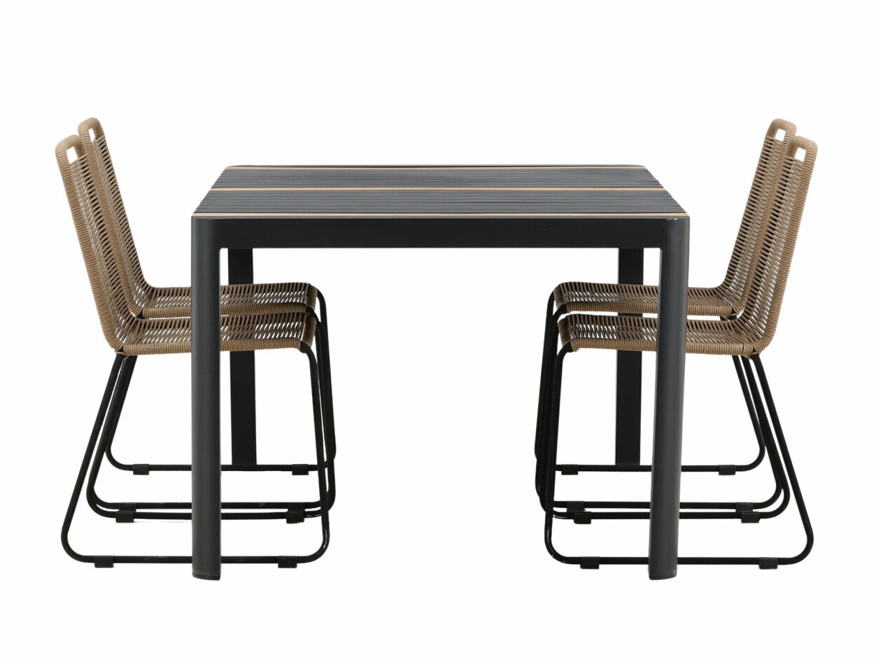 Komplet mize in stolov Dallas 4671