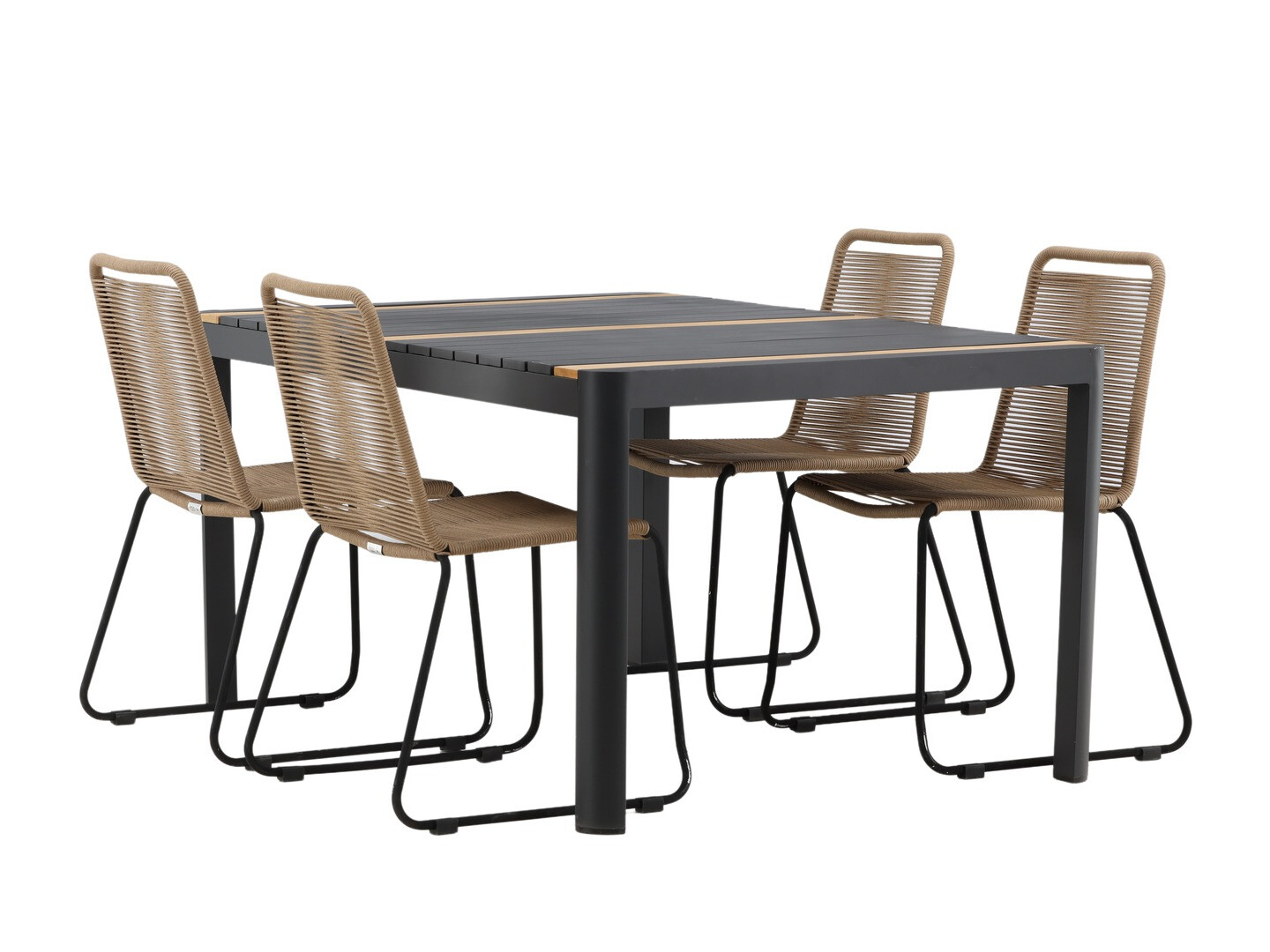 Komplet mize in stolov Dallas 4671