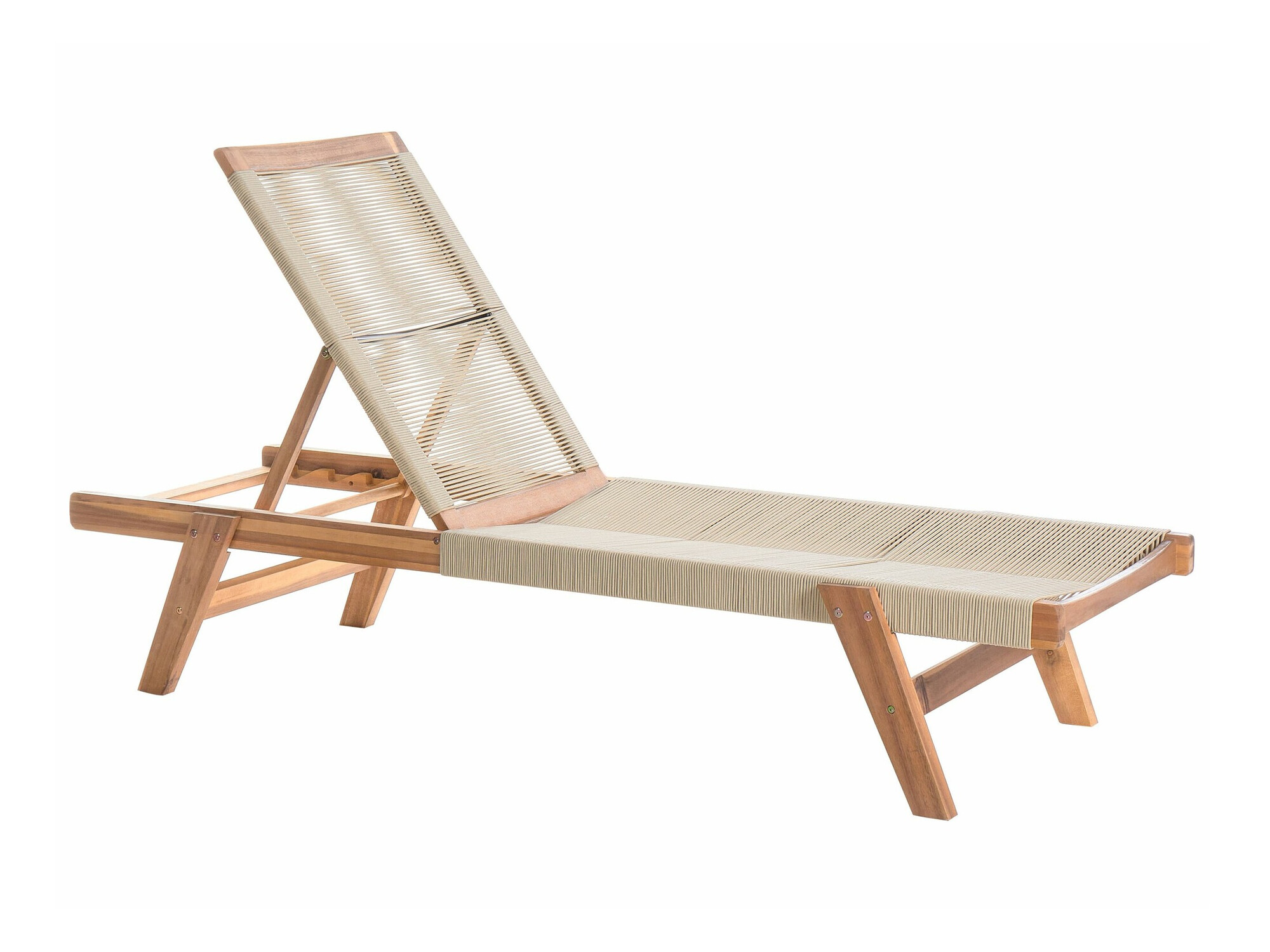 Vrtni ležalnik Bensevu 101 (Akacijev + Bež)