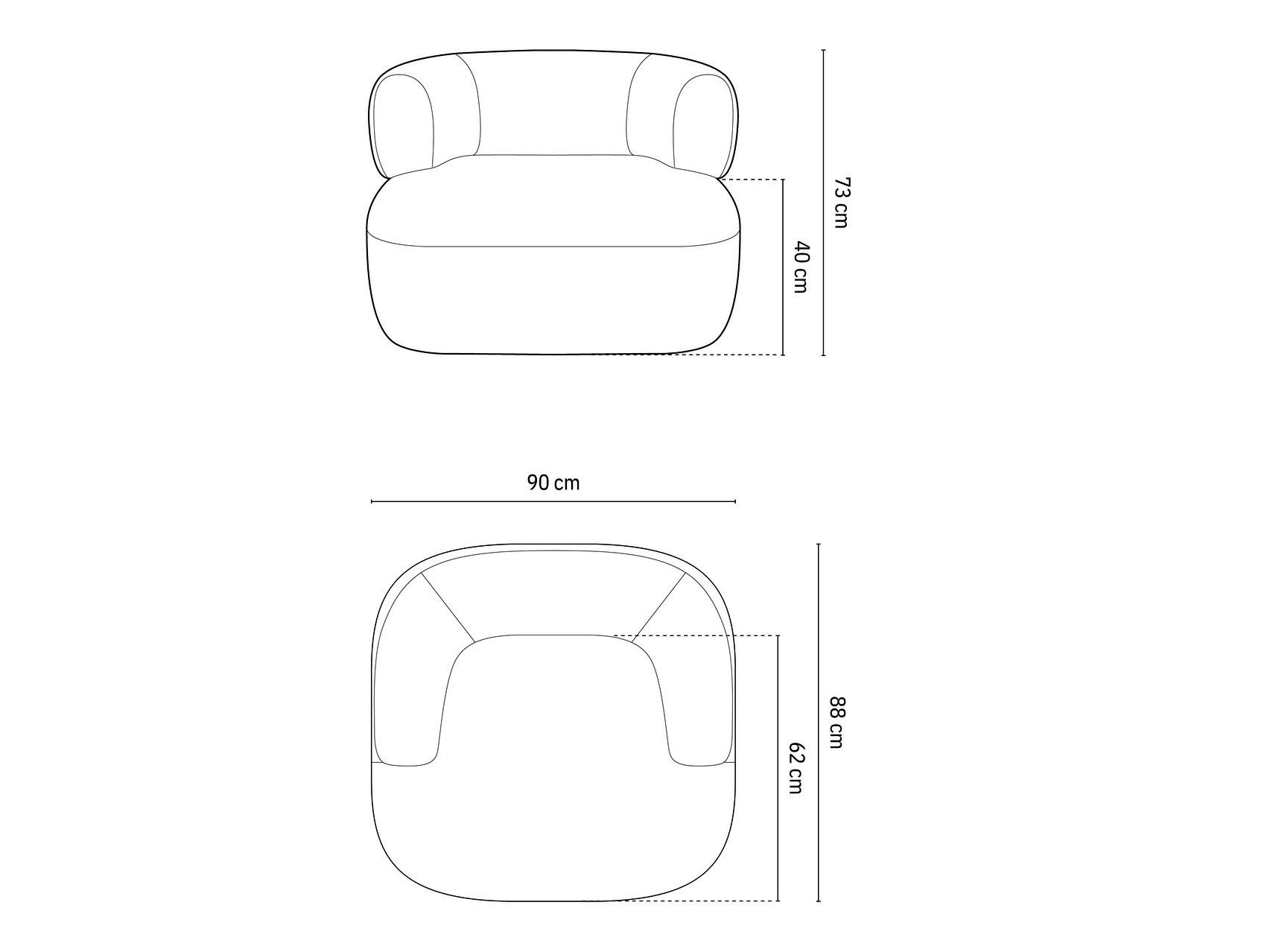 Fotelj Beckley 117 (Perfect Harmony 90)