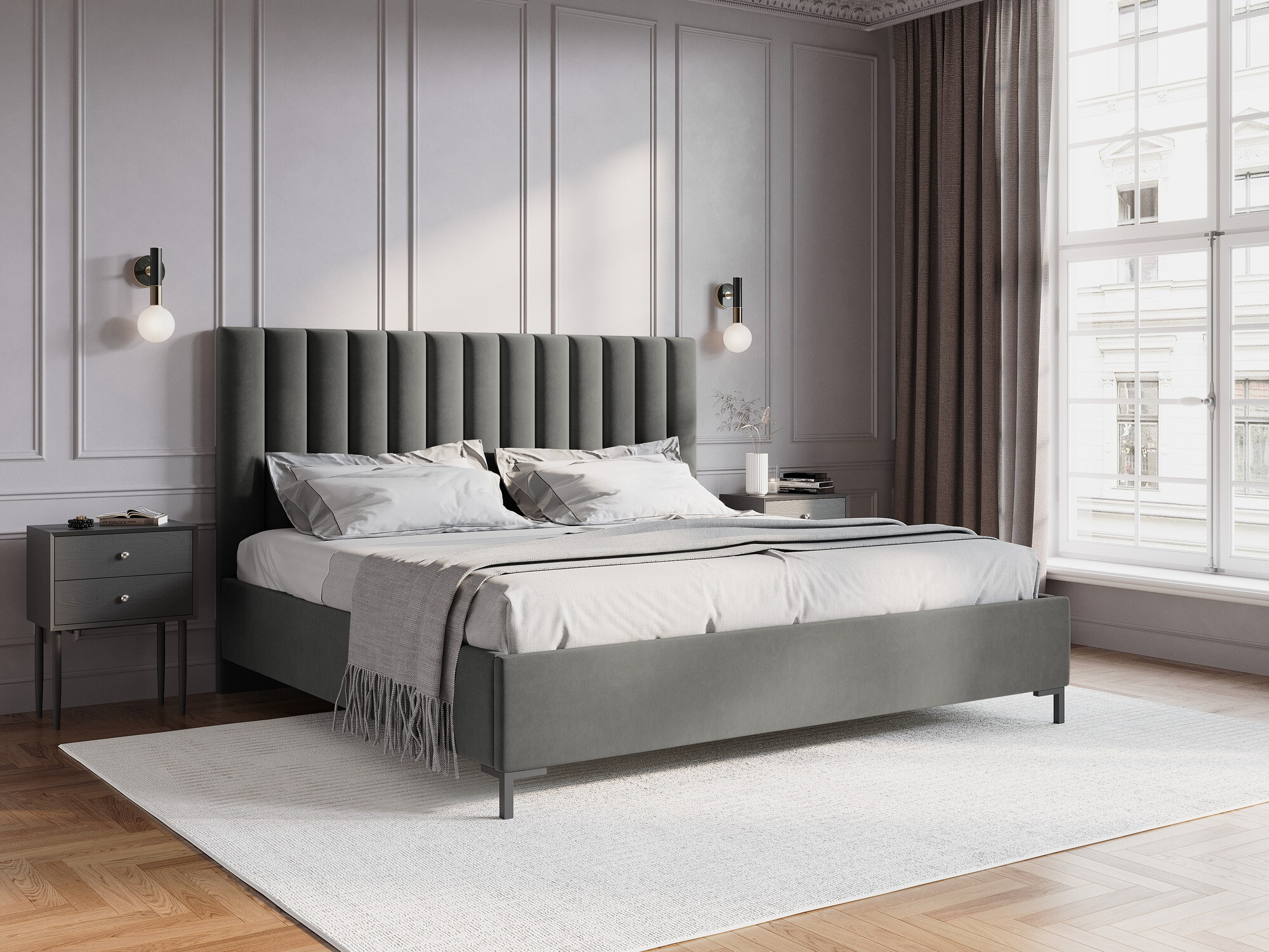 Postelja Beckley 146 (Bluvel 13)