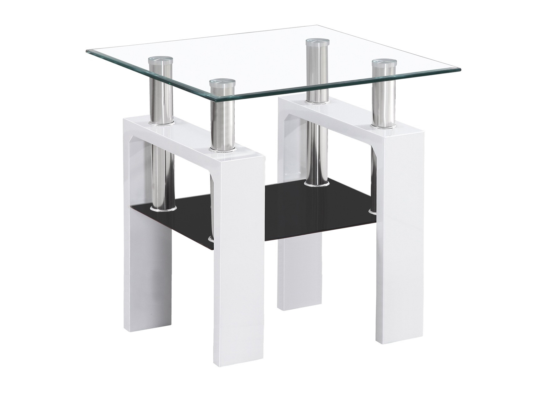 Klubska mizica Detroit 672 (Bela)