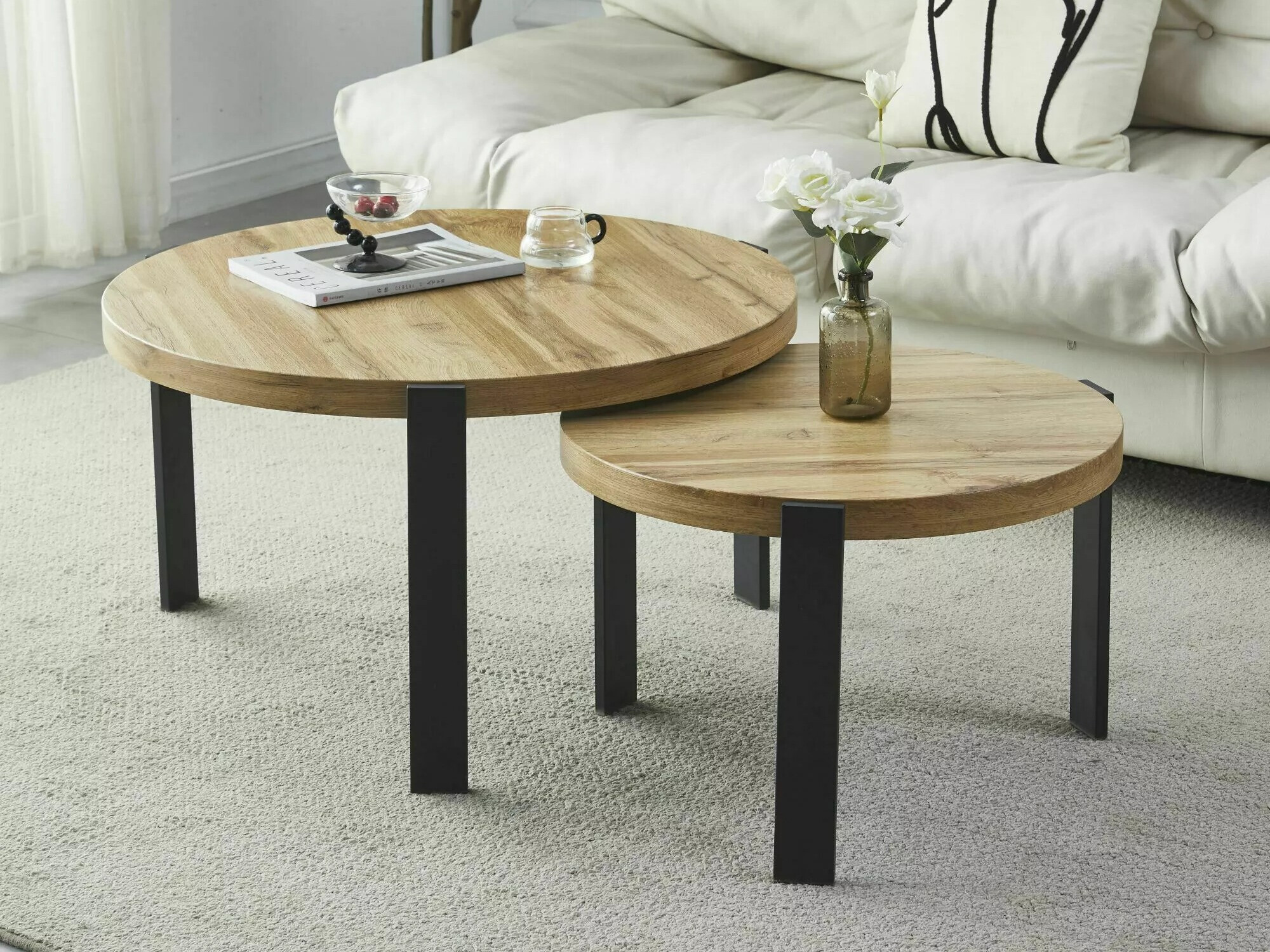 Komplet klubskih mizic Detroit 682