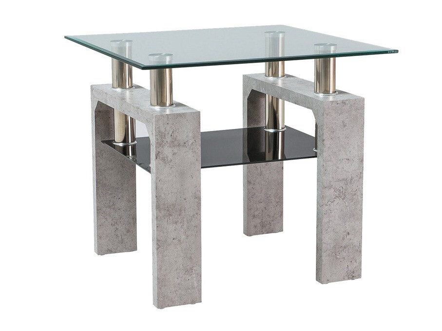 Klubska mizica Detroit 672 (Beton)