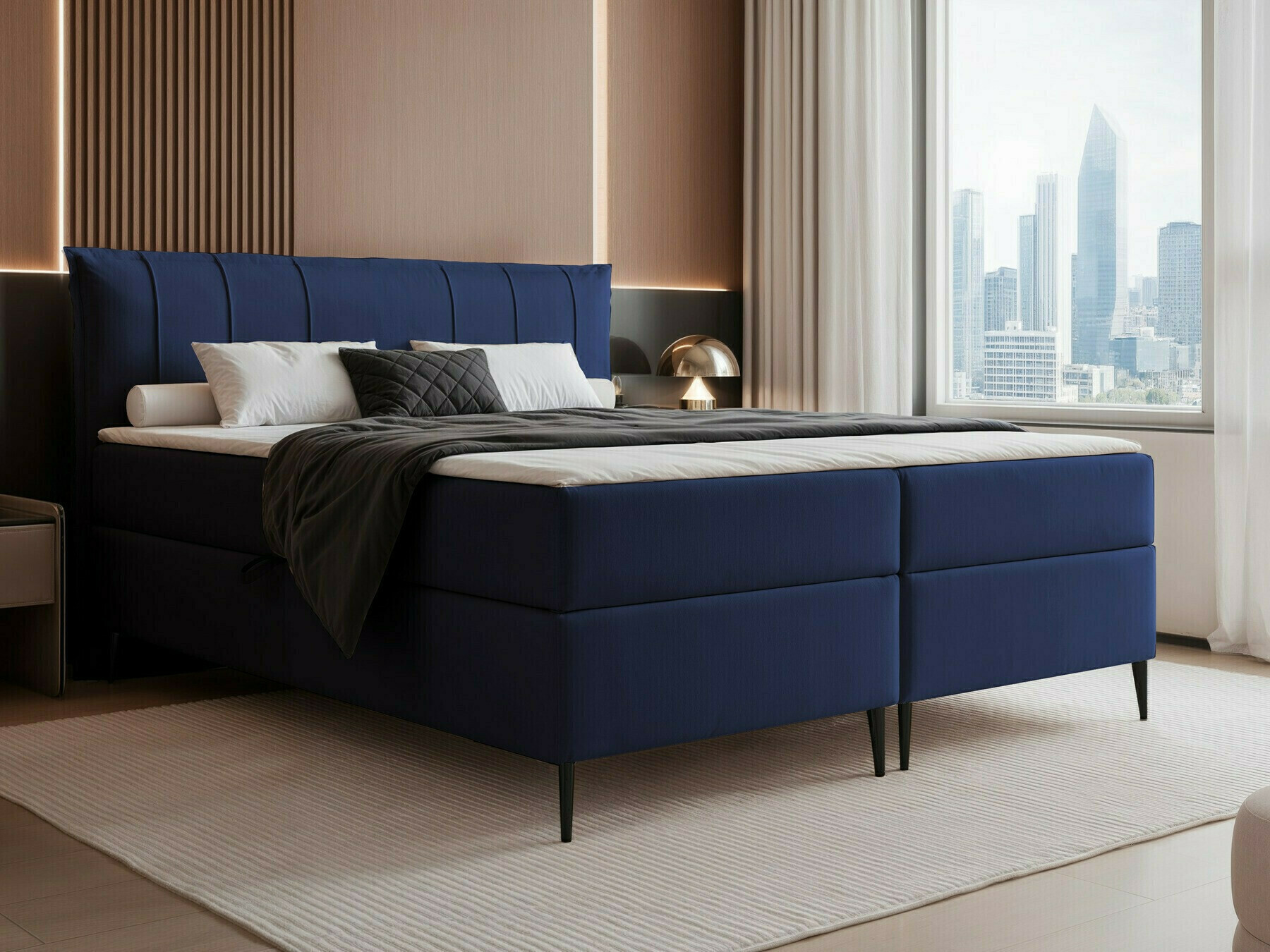 Boxspring postelja Martinez 105 (Magic Velvet 2216)