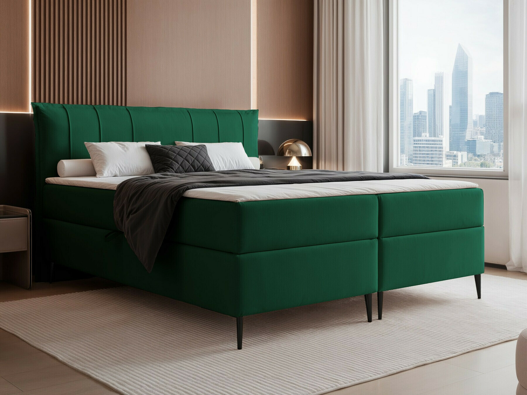 Boxspring postelja Martinez 105 (Magic Velvet 2225)