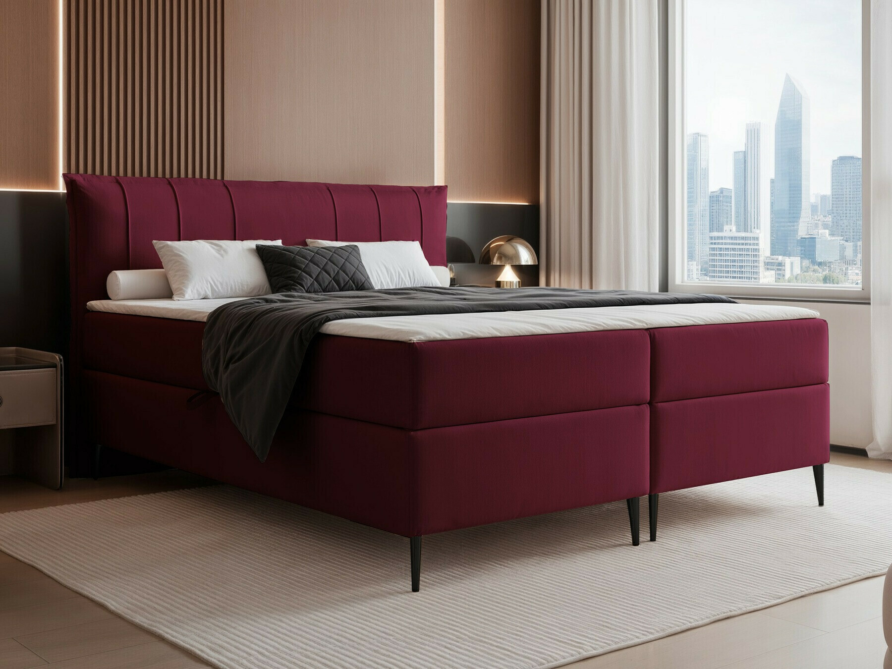 Boxspring postelja Martinez 105 (Magic Velvet 2229)