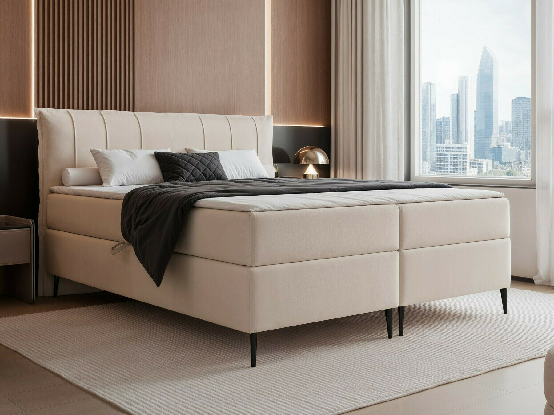 Boxspring postelja Martinez 105 (Magic Velvet 2256)