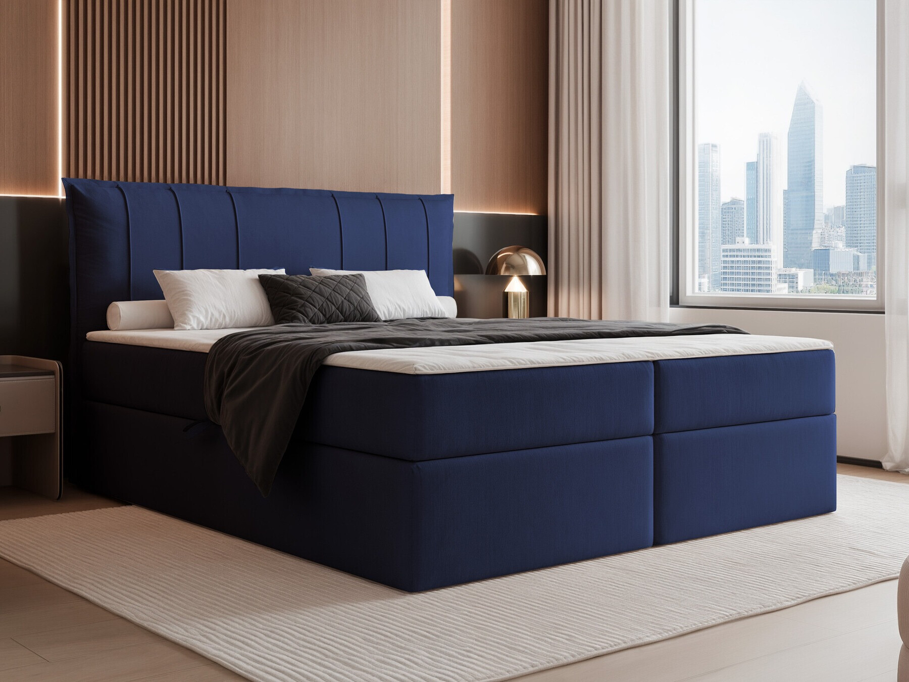 Boxspring postelja Martinez 107 (Magic Velvet 2216)