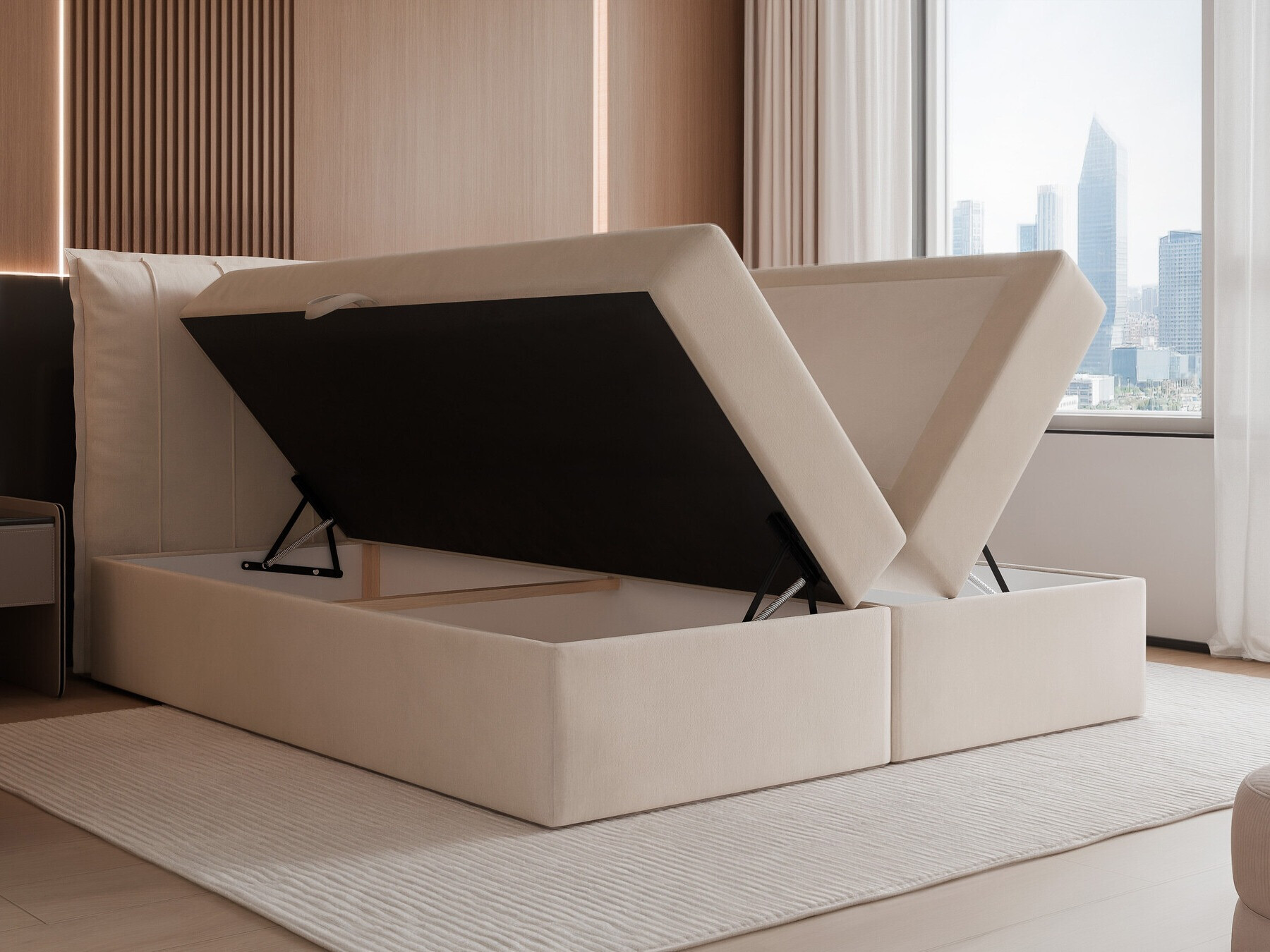 Boxspring postelja Martinez 107 (Magic Velvet 2216)