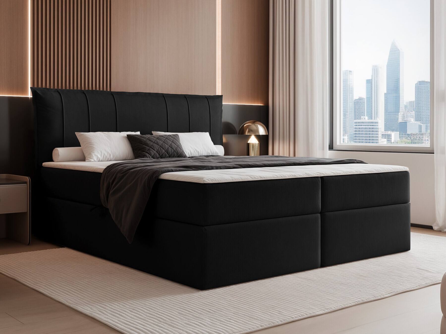 Boxspring postelja Martinez 107 (Magic Velvet 2219)