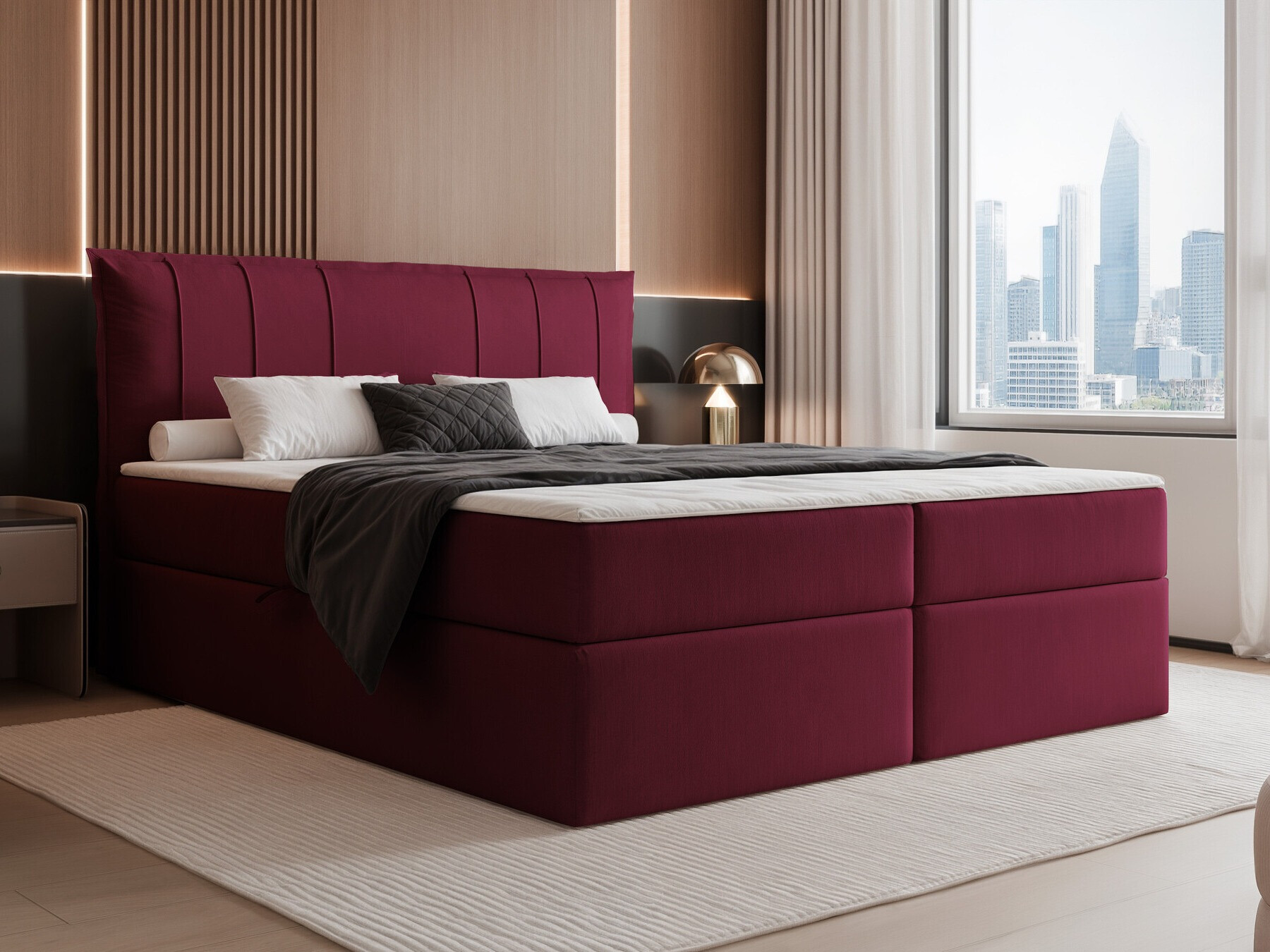 Boxspring postelja Martinez 107 (Magic Velvet 2229)