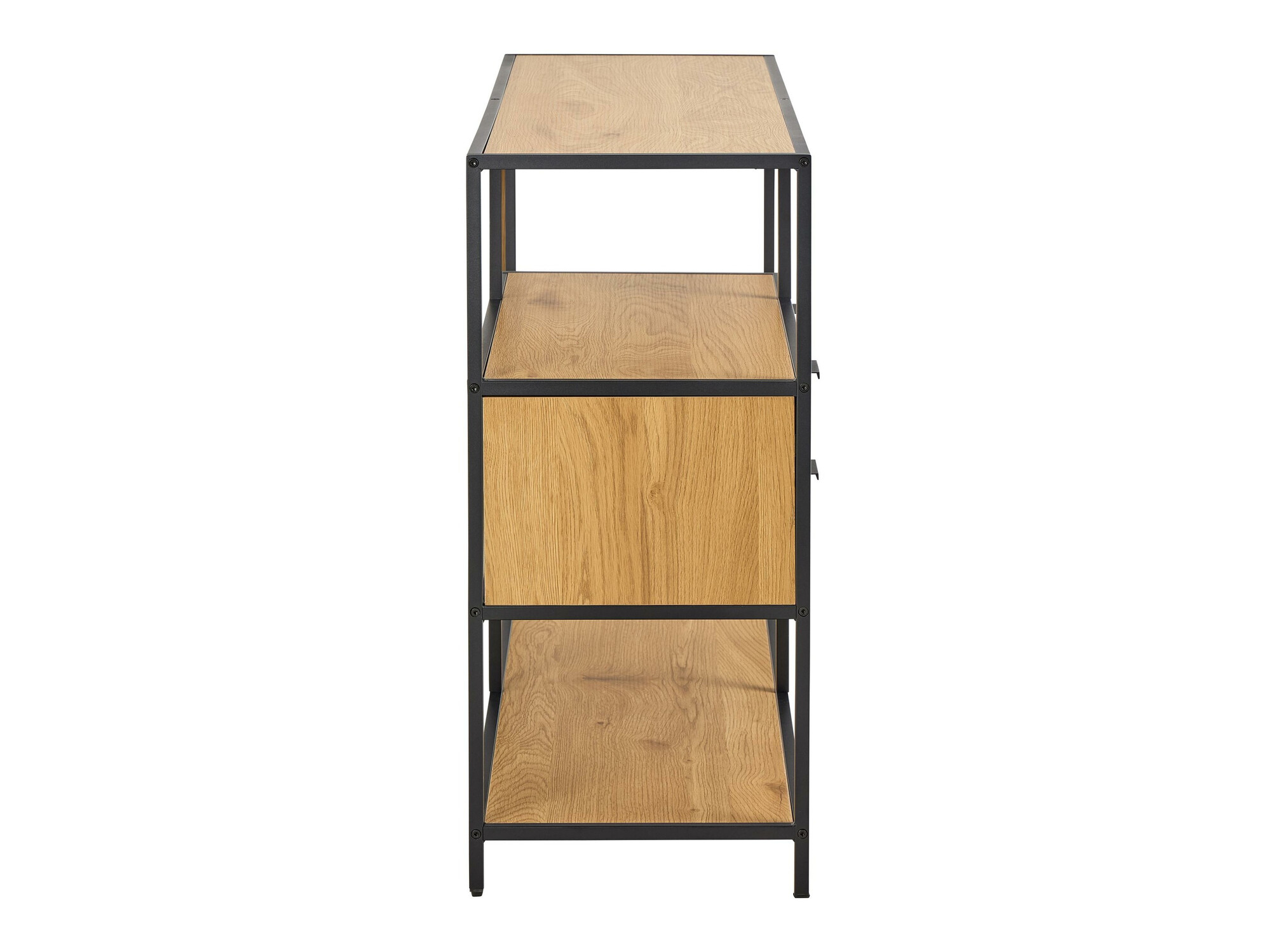 Regal Norsica Sevferi 183 (Črna + Divji hrast)