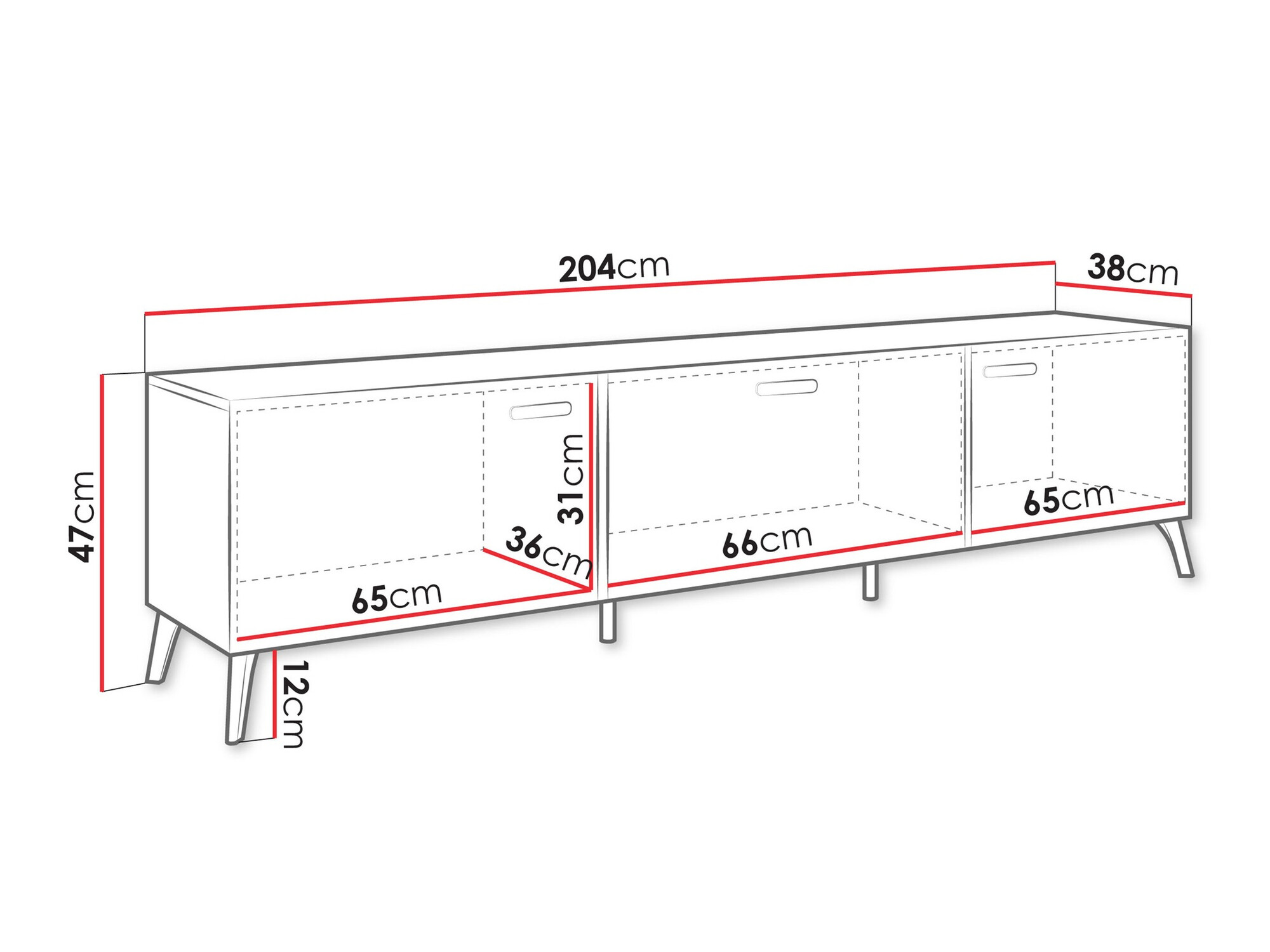 TV-omarica Comfivo Capella I (Bela + Sijaj bela)