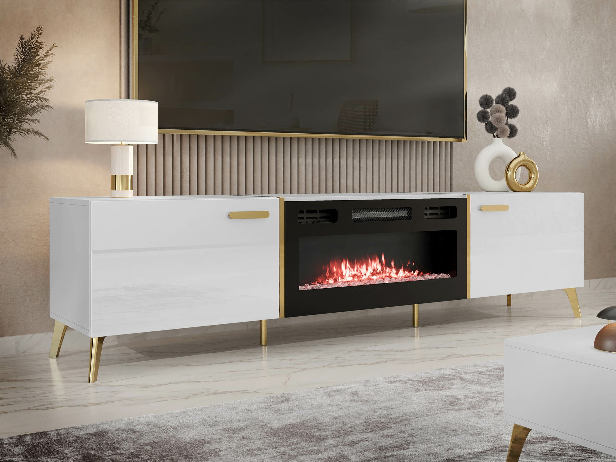 TV-omarica Comfivo Teslomo 112 (Bela + Sijaj bela)