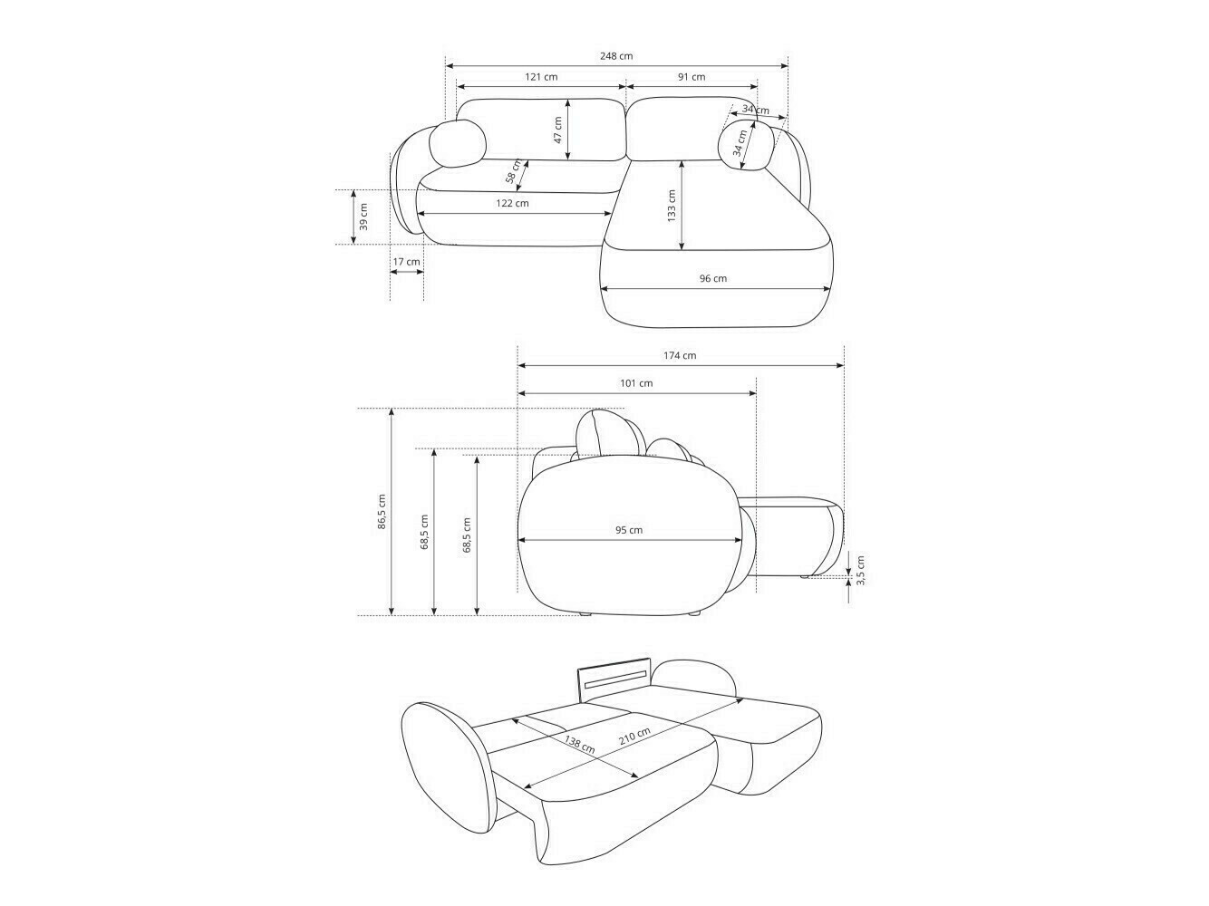 Kotna garnitura Kingston 140 (Siruco 20)