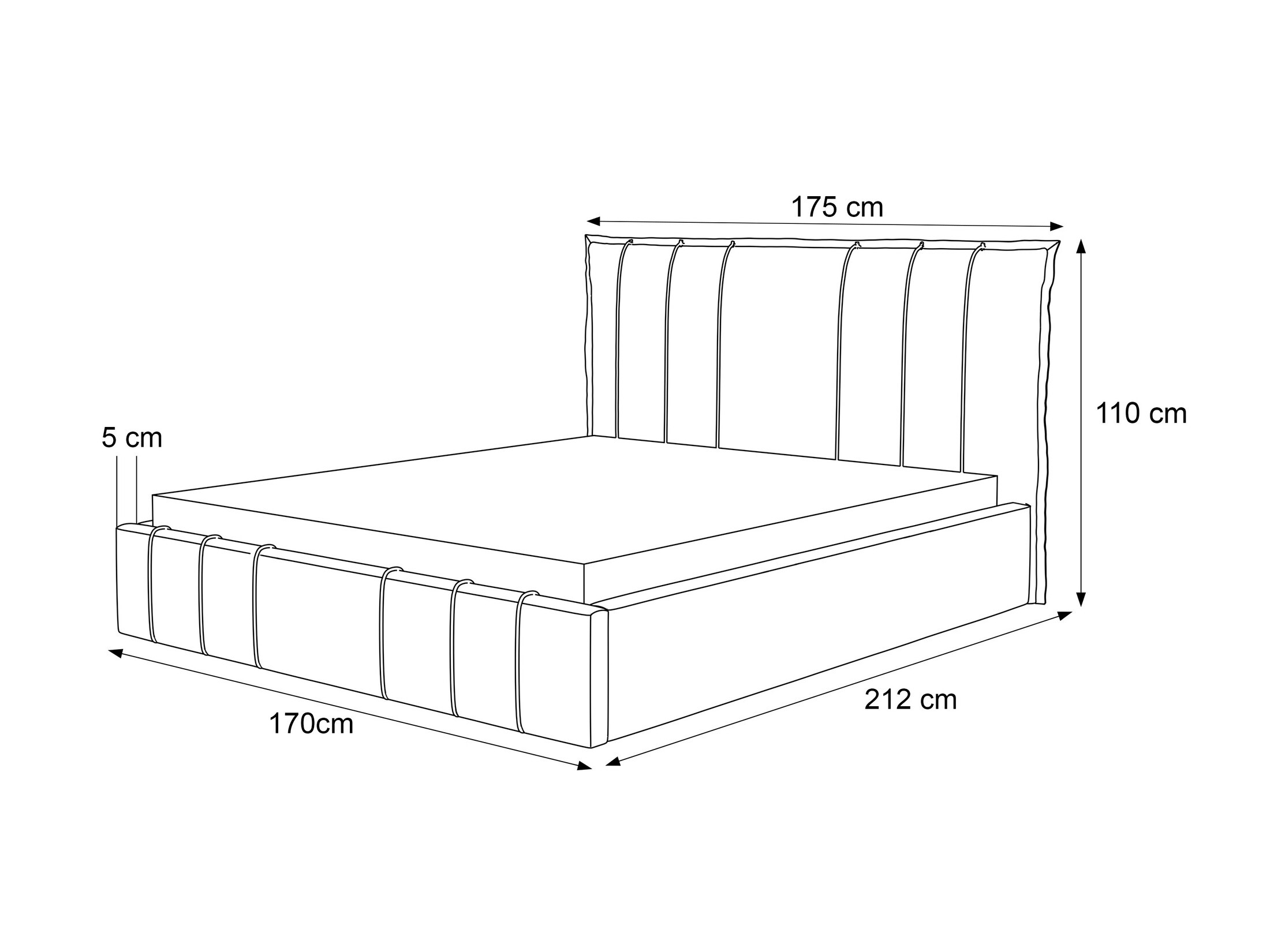 Postelja Martinez 103 (Magic Velvet 2216)