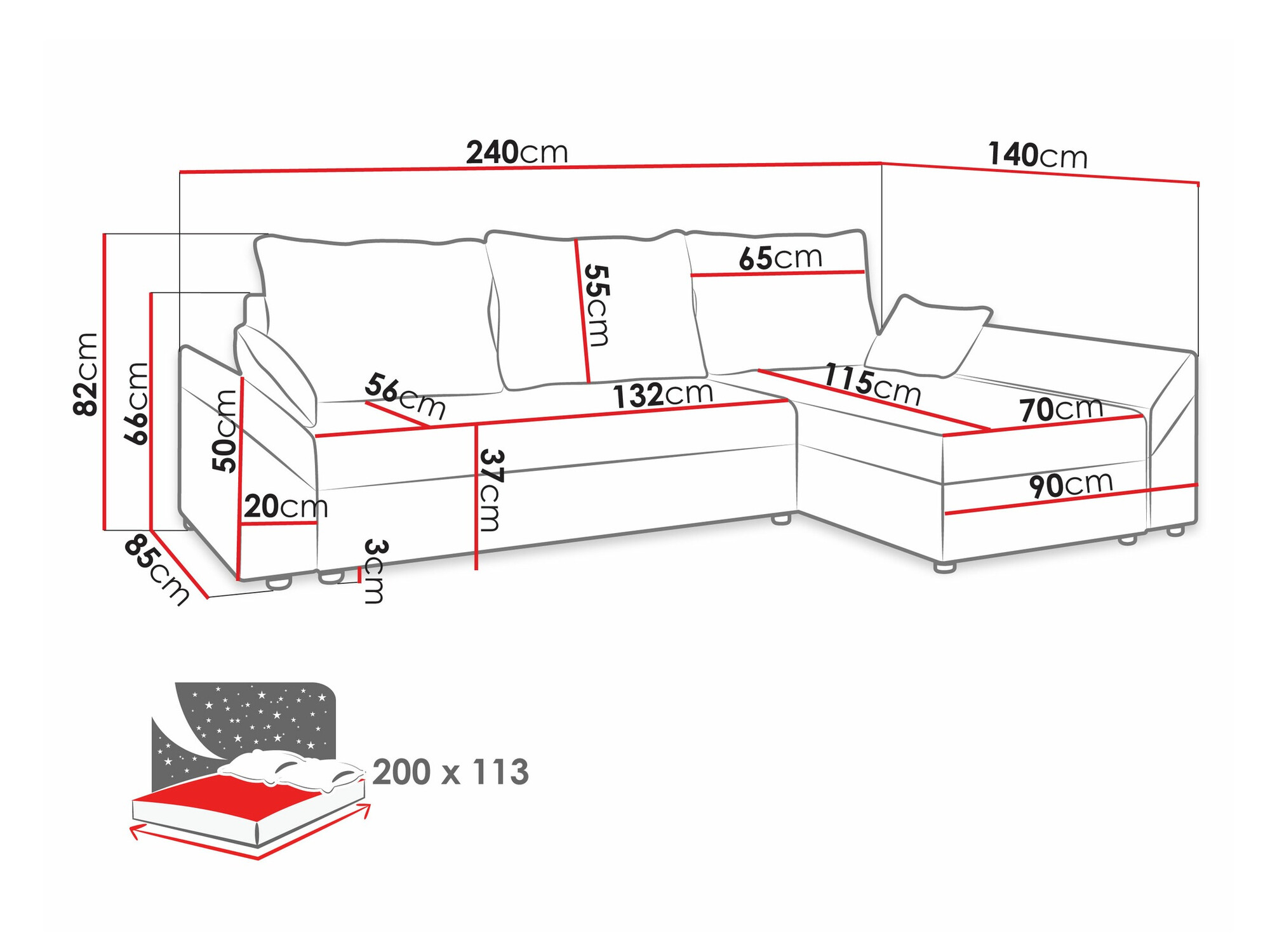 Kotna garnitura Memphis 104 (Poso 100)