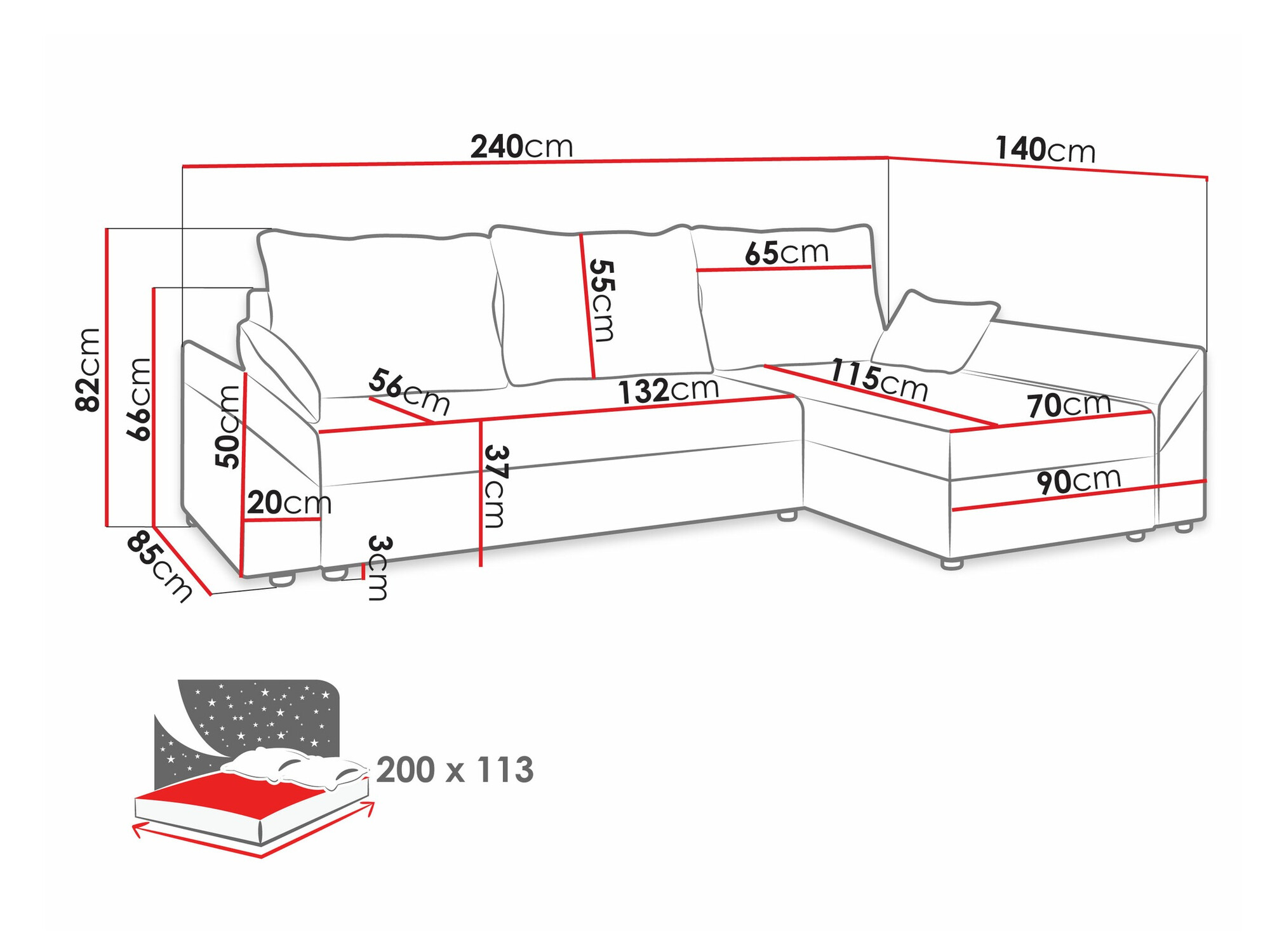 Kotna garnitura Memphis 104 (Poso 110)