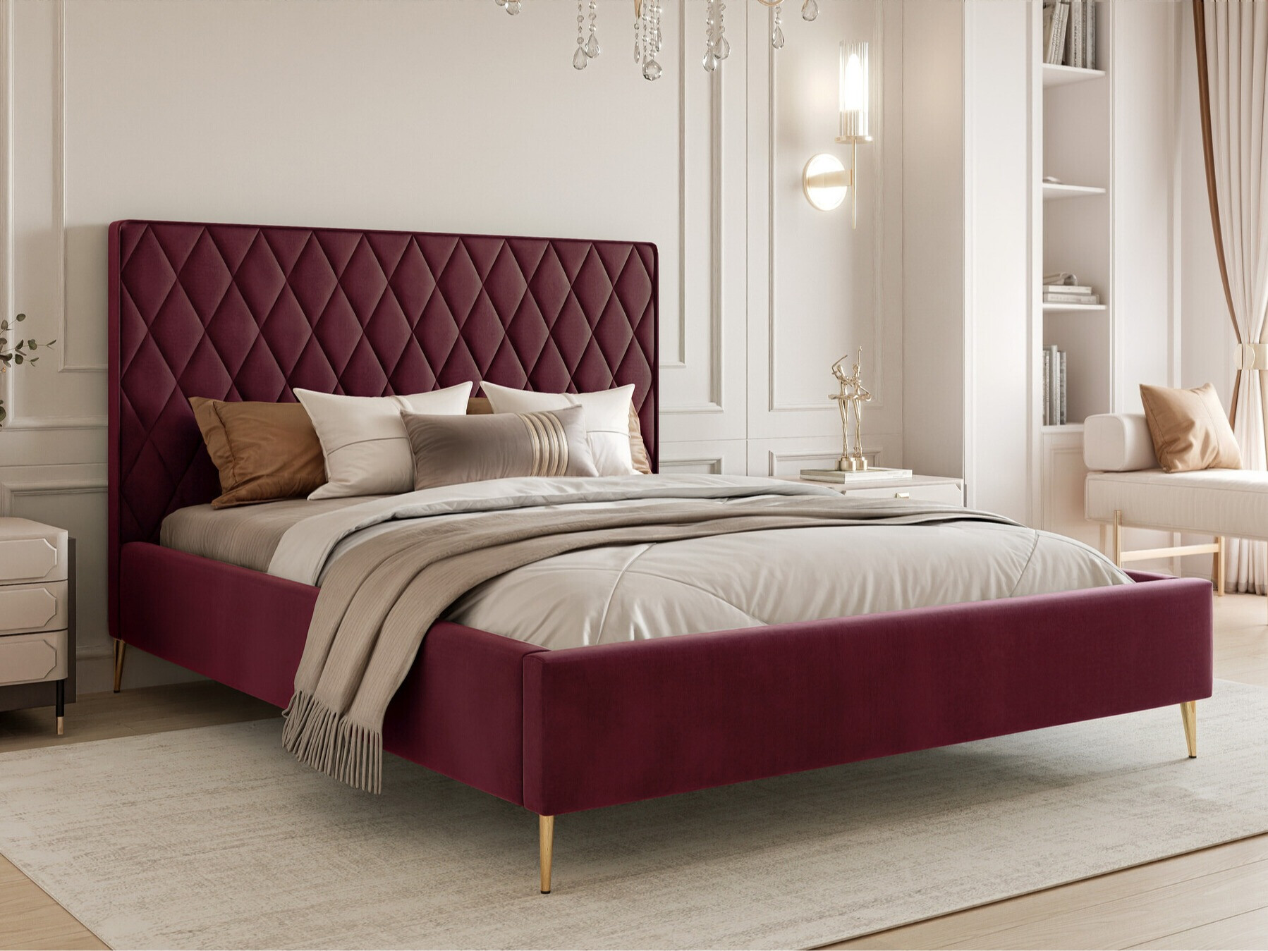 Postelja Martinez 108 (Magic Velvet 2229)