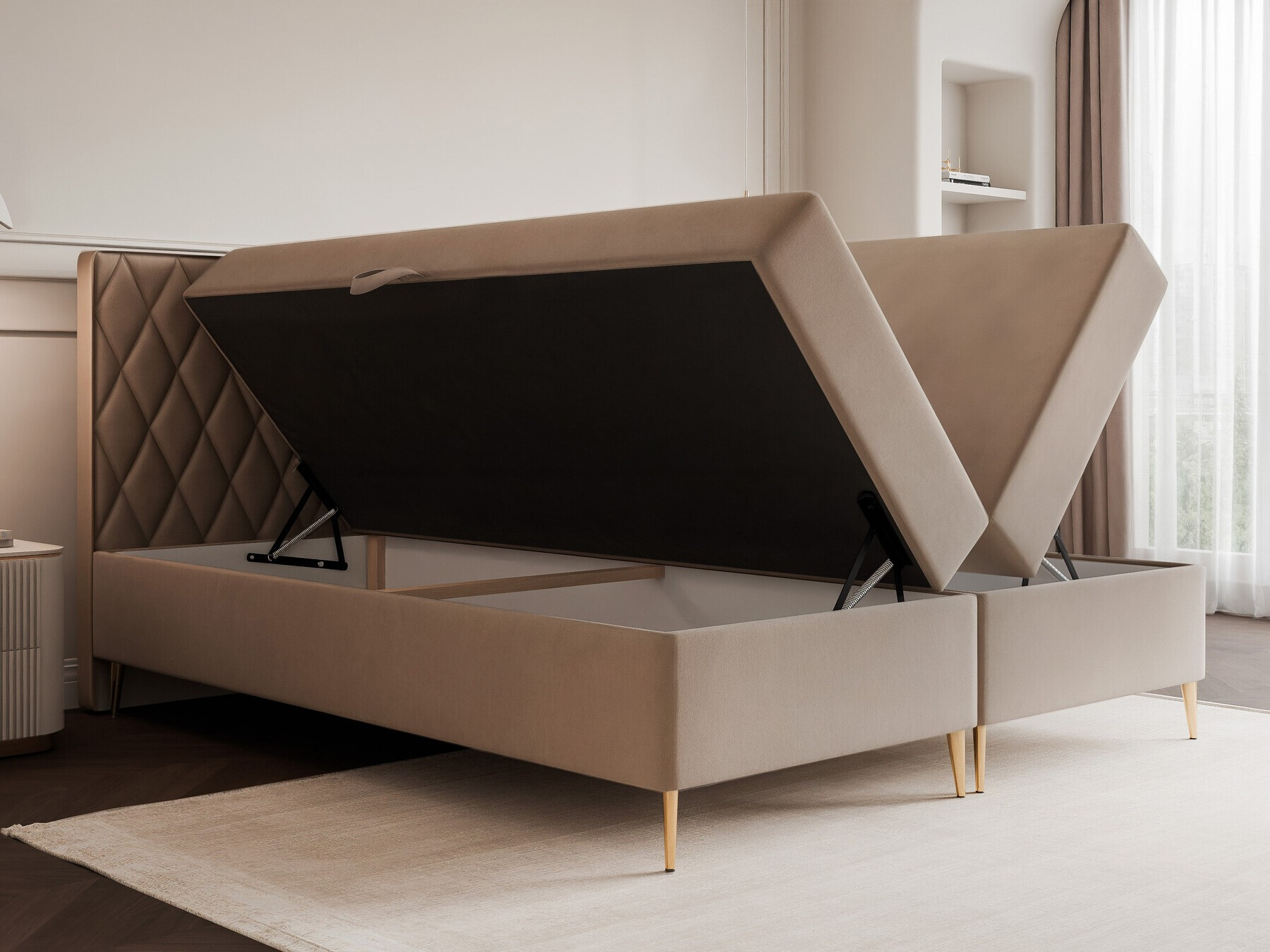 Boxspring postelja Martinez 110 (Magic Velvet 2219)