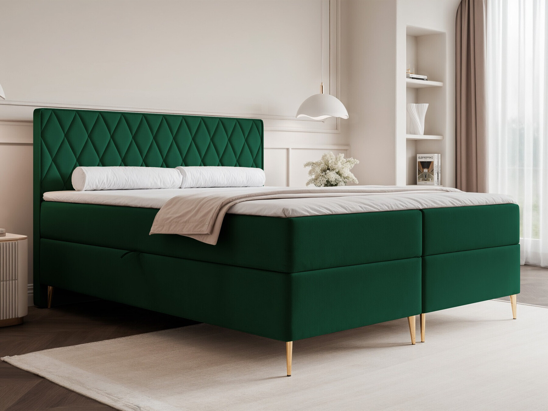 Boxspring postelja Martinez 110 (Magic Velvet 2225)