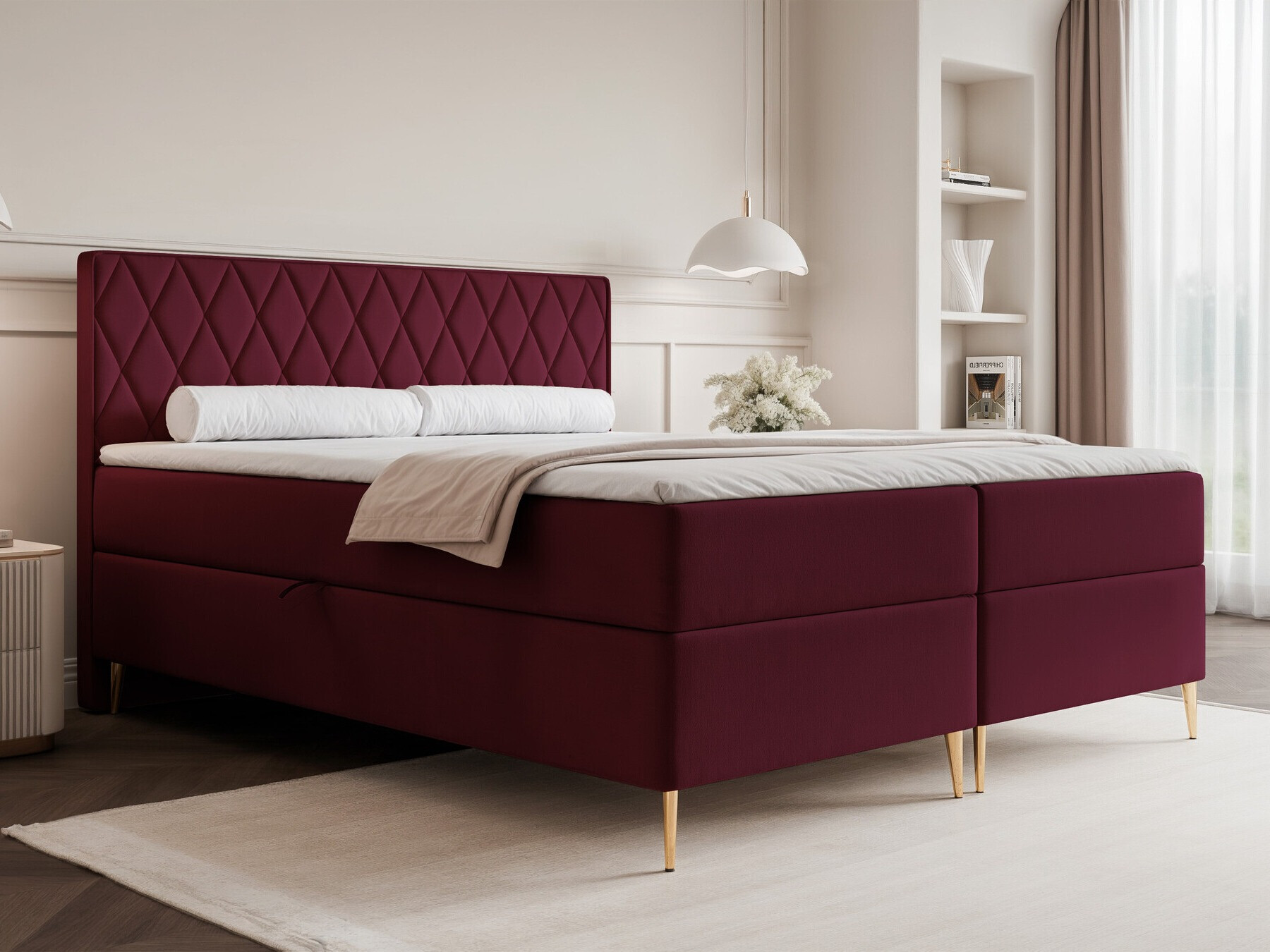 Boxspring postelja Martinez 110 (Magic Velvet 2229)