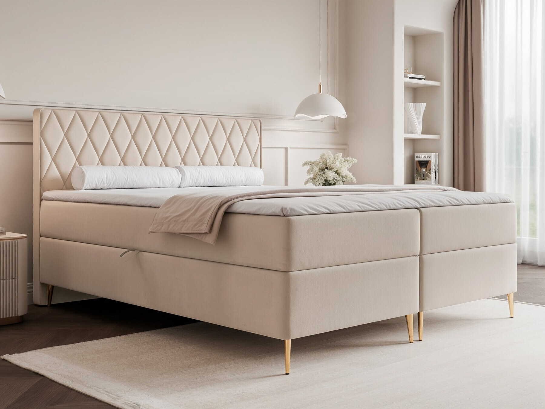 Boxspring postelja Martinez 110 (Magic Velvet 2256)
