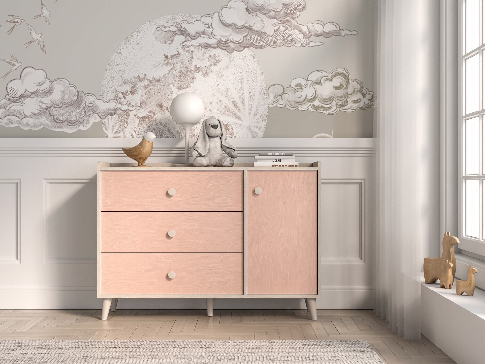 Komoda Tortoli 104 (Roza)