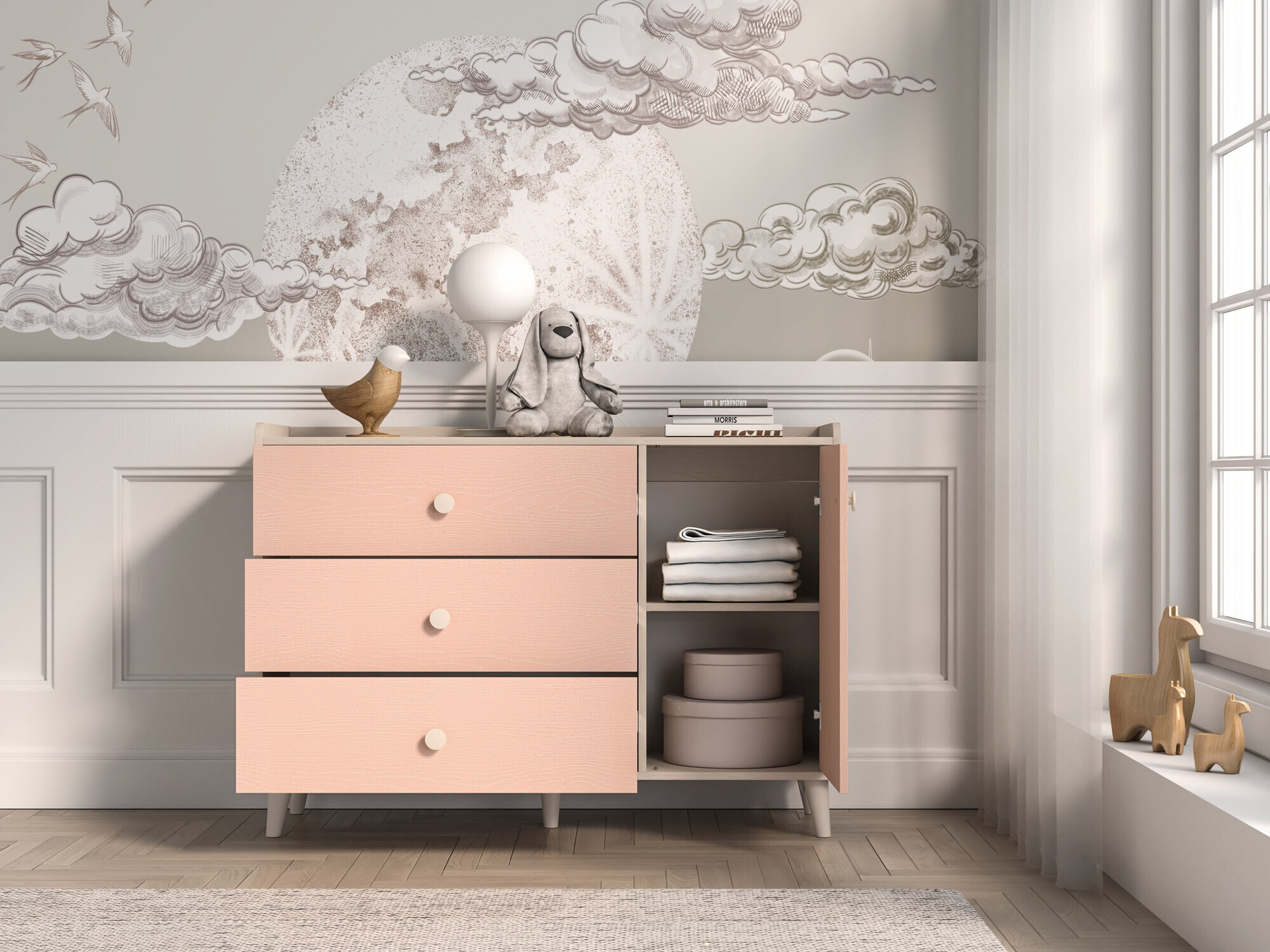 Komoda Tortoli 104 (Roza)