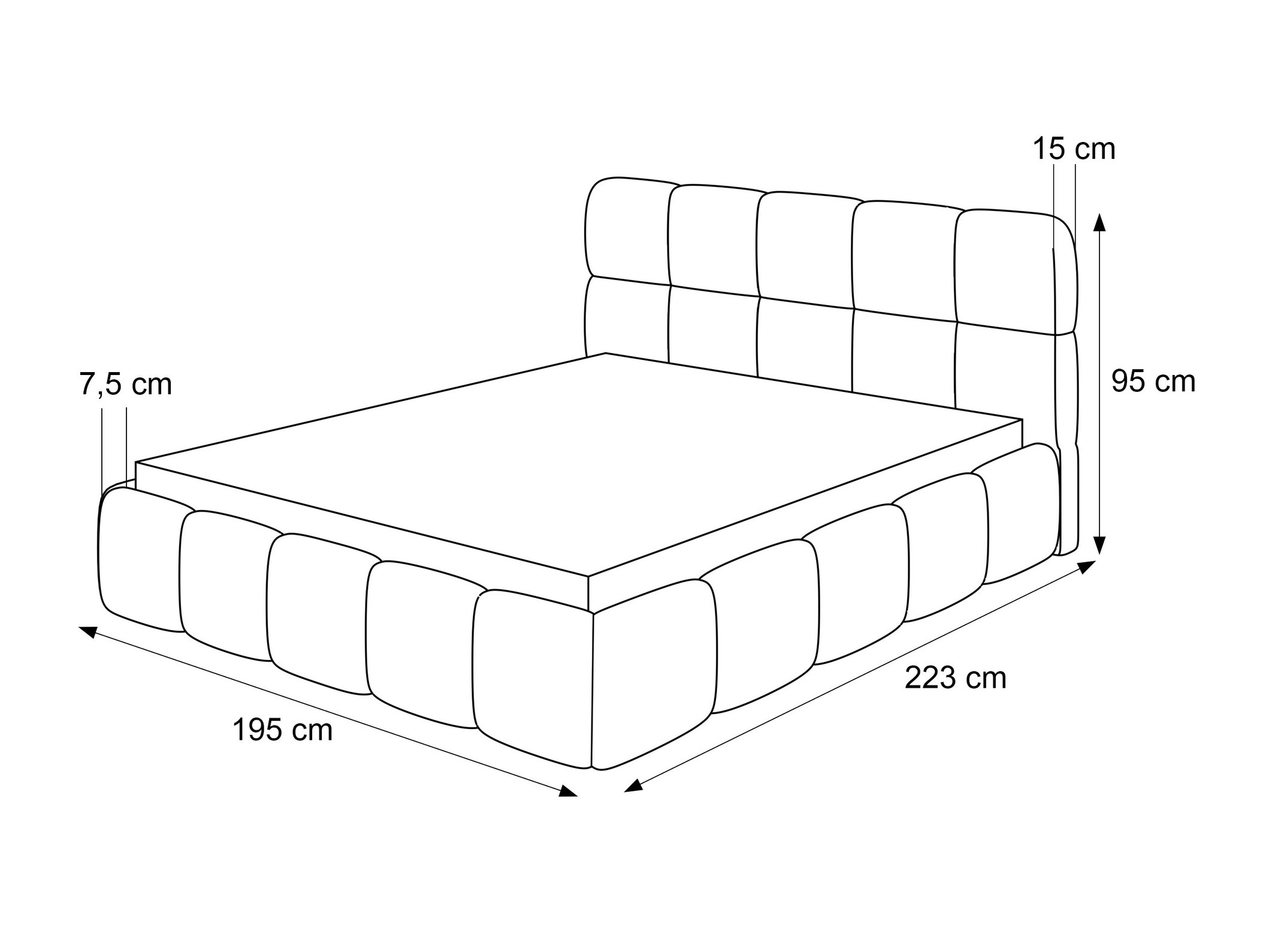 Postelja Martinez 111 (Jasmine 96)