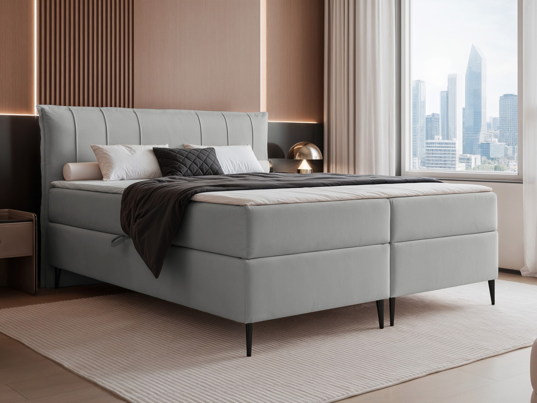 Boxspring postelja Martinez 105 (Magic Velvet 2240)