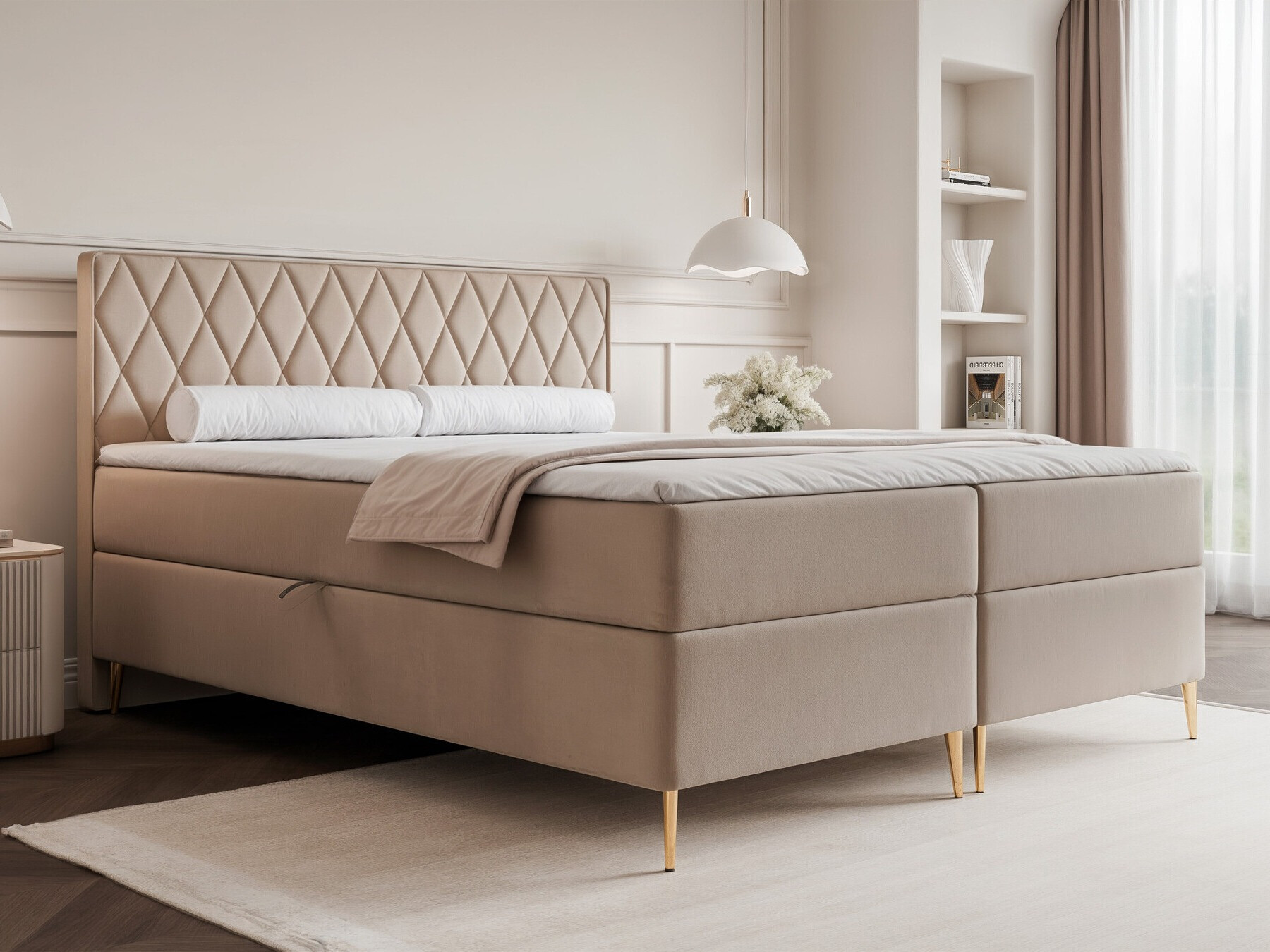 Boxspring postelja Martinez 110 (Magic Velvet 2210)