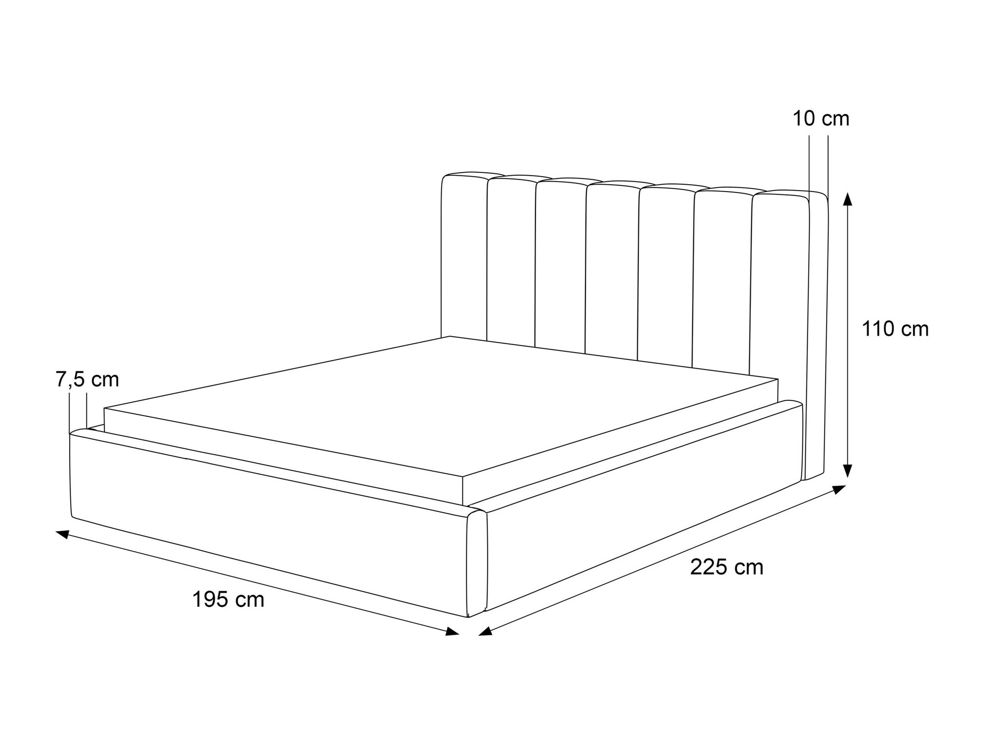Postelja Martinez 112 (Magic Velvet 2256)