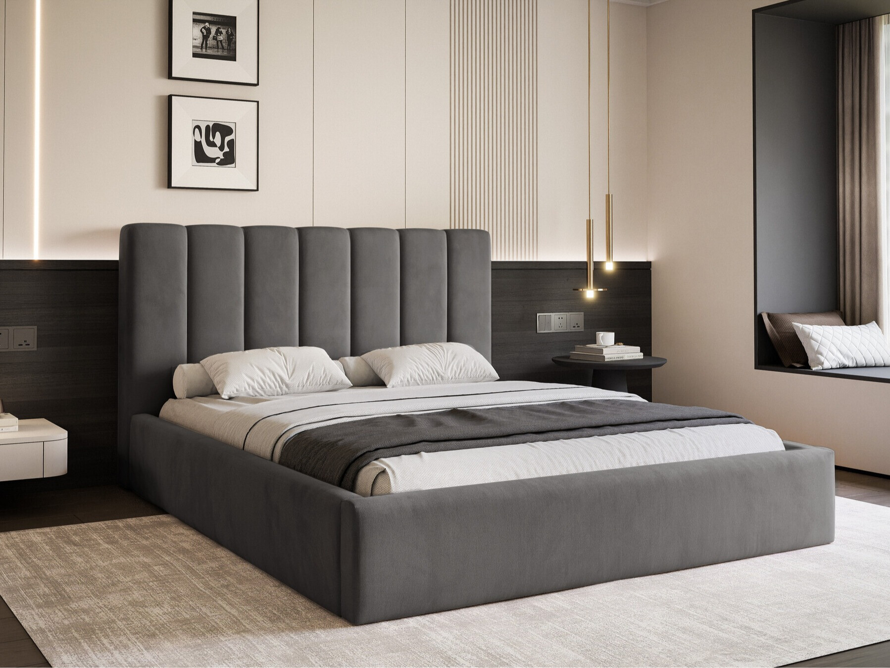 Postelja Martinez 112 (Magic Velvet 2271)