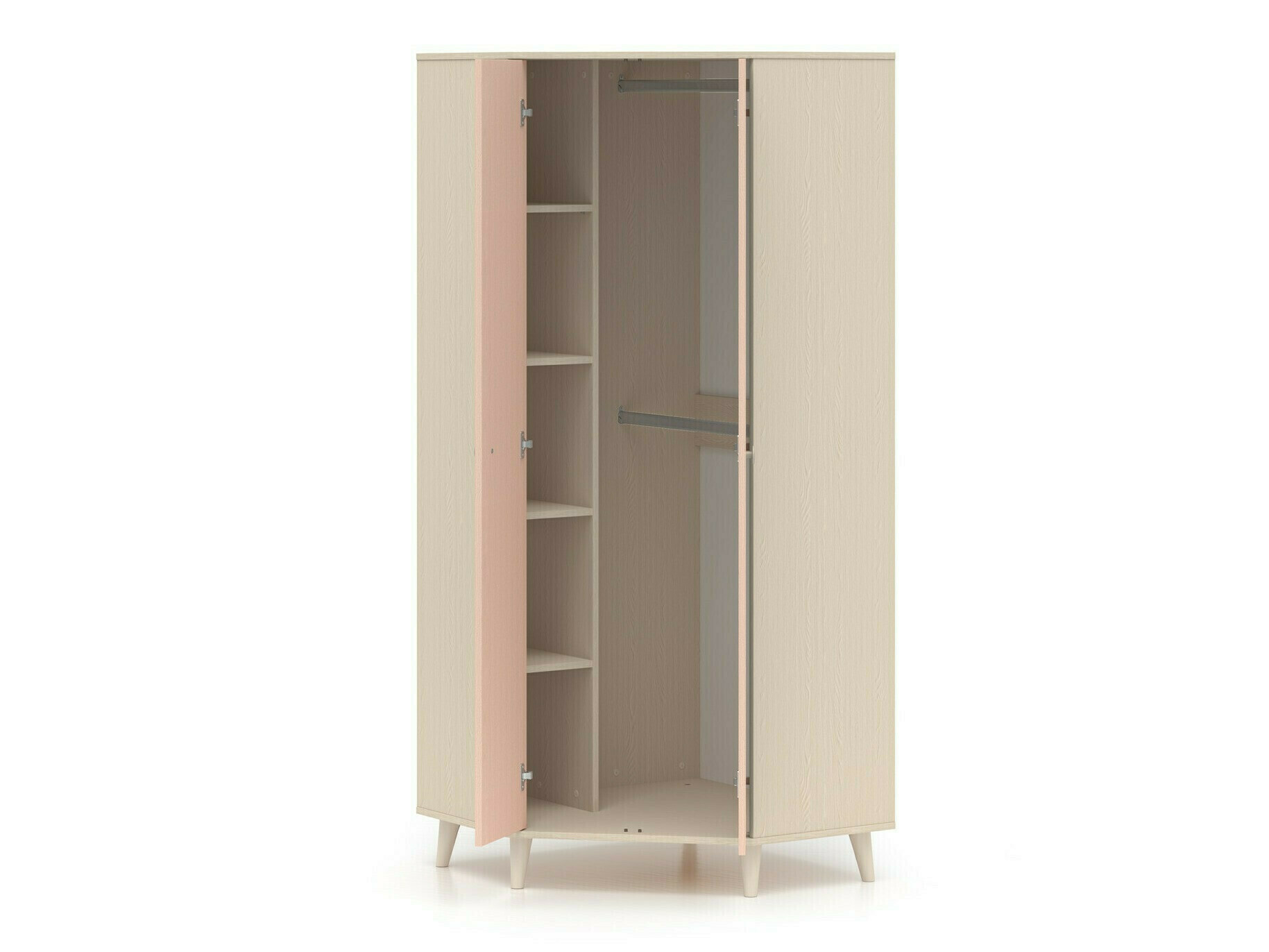 Komplet pohištva za otroško sobo Tortoli 113 (Roza)