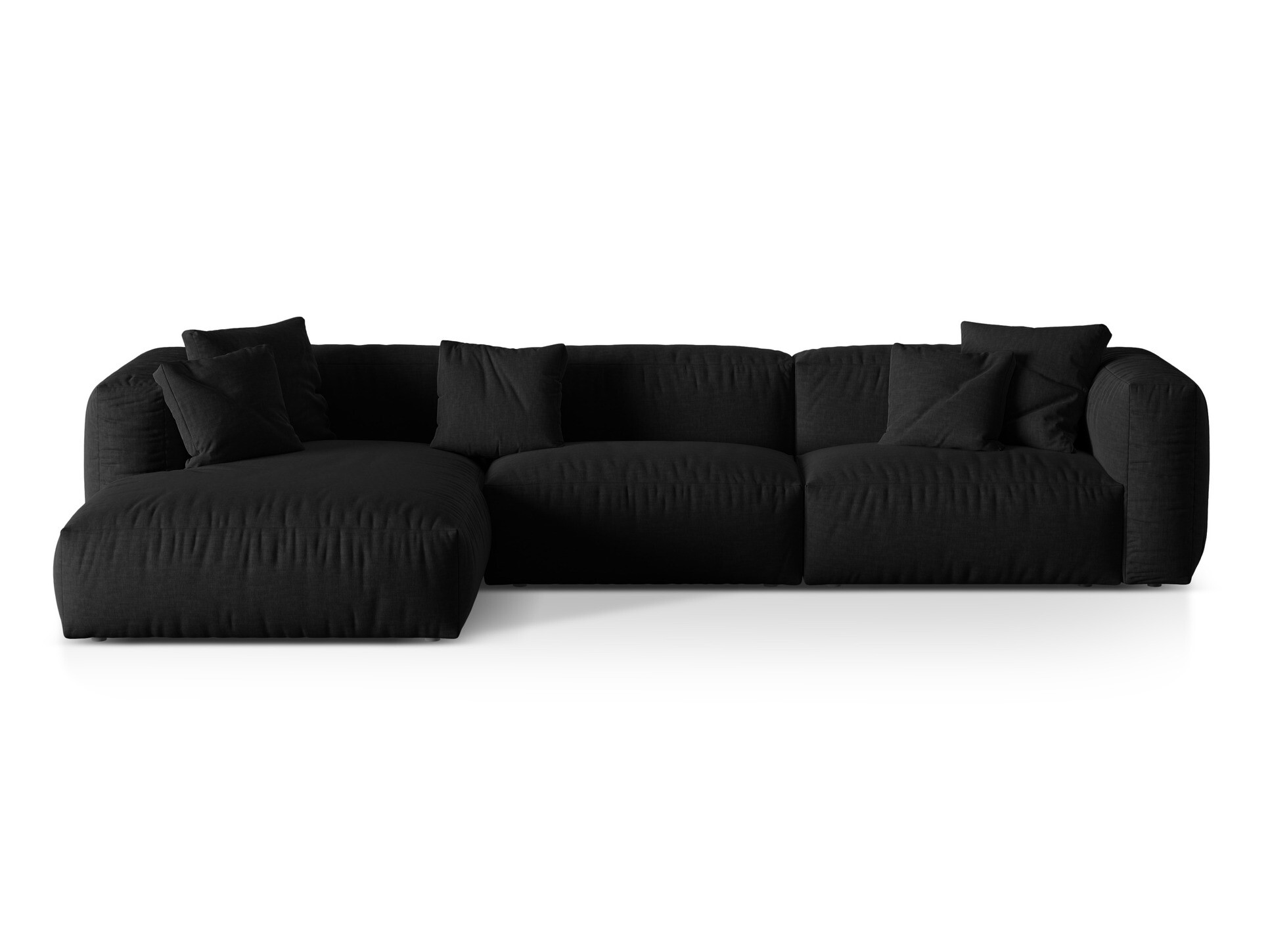 Modularna kotna sedežna garnitura Sorcoro 104 (Boston Black)