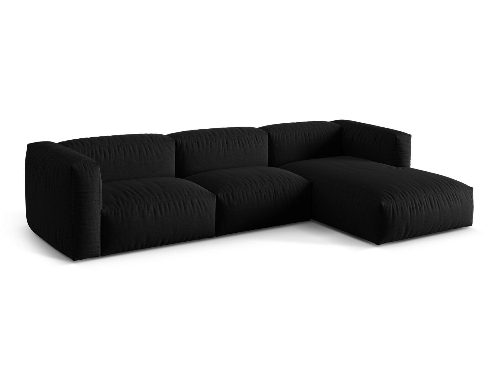 Modularna kotna sedežna garnitura Sorcoro 104 (Boston Black)