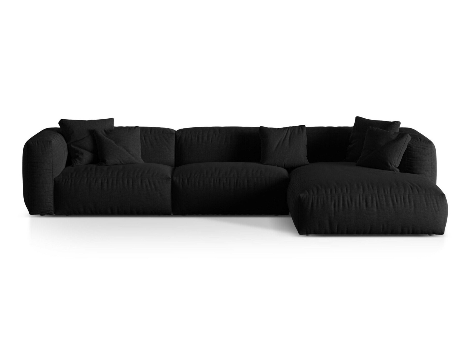 Modularna kotna sedežna garnitura Sorcoro 104 (Boston Black)