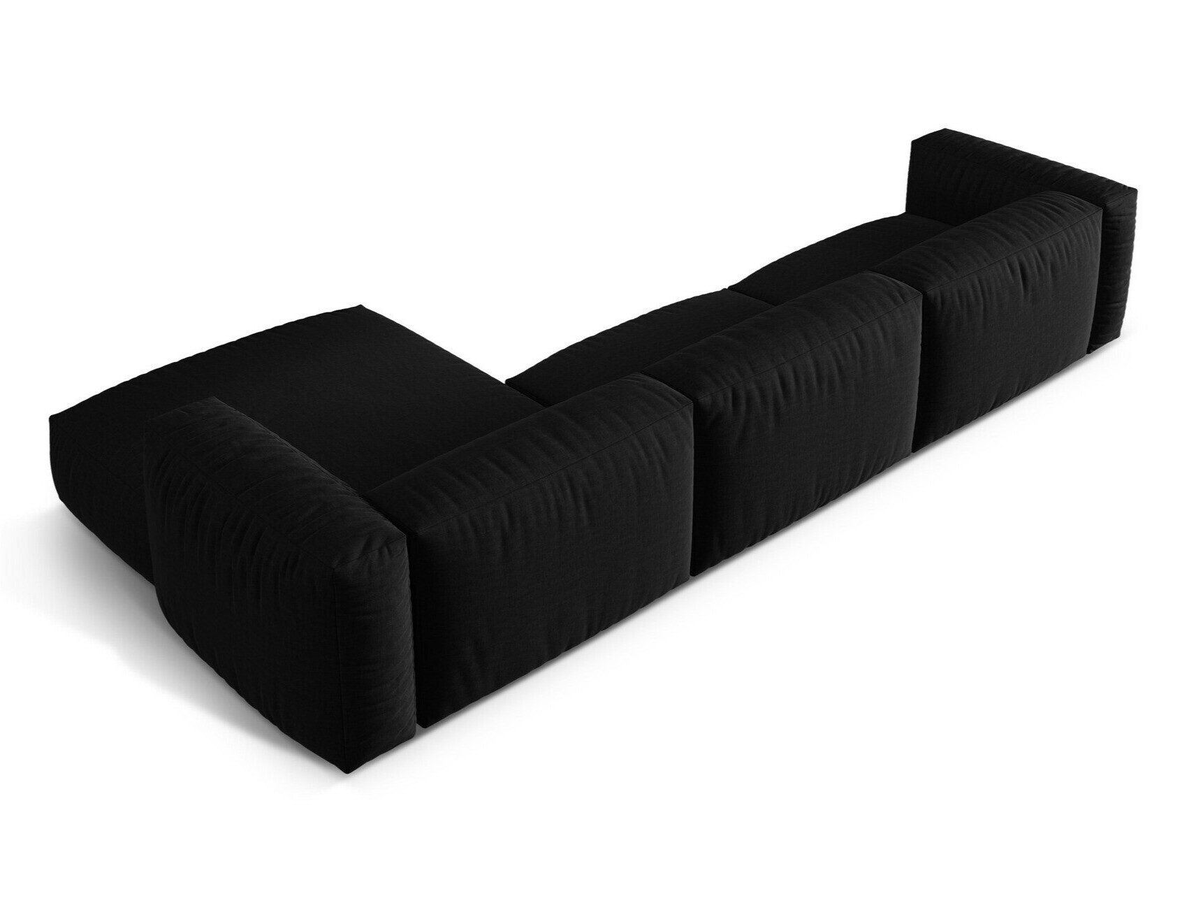 Modularna kotna sedežna garnitura Sorcoro 104 (Boston Black)