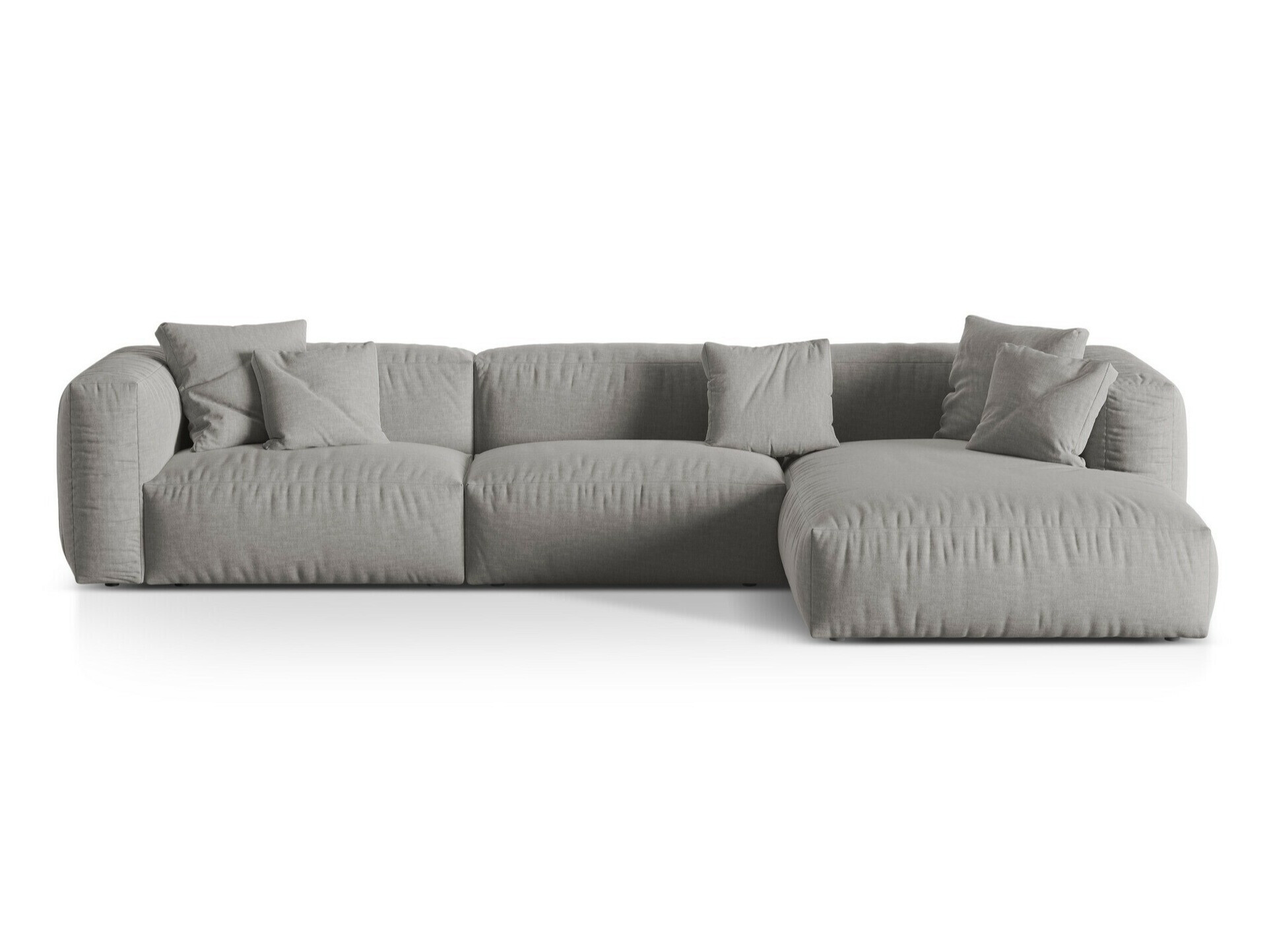 Modularna kotna sedežna garnitura Sorcoro 104 (Boston Svetla Siva)