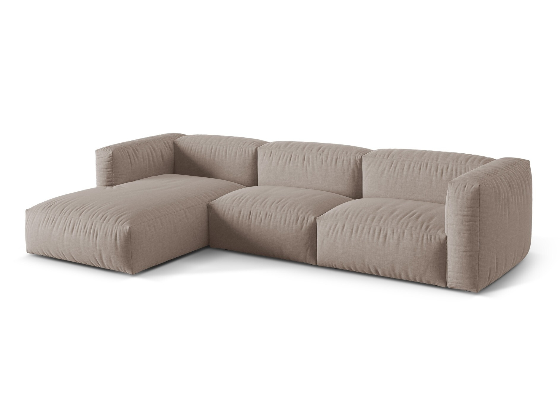 Modularna kotna sedežna garnitura Sorcoro 104 (Boston Trufa)