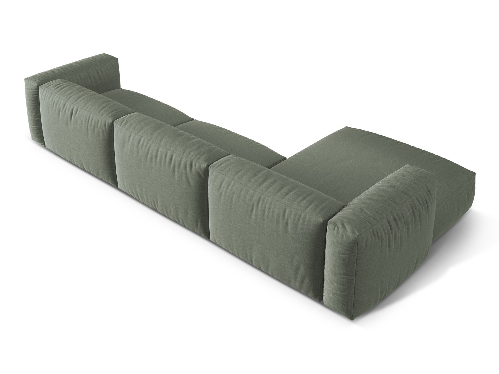 Modularna kotna sedežna garnitura Sorcoro 104 (Boston Water Green)