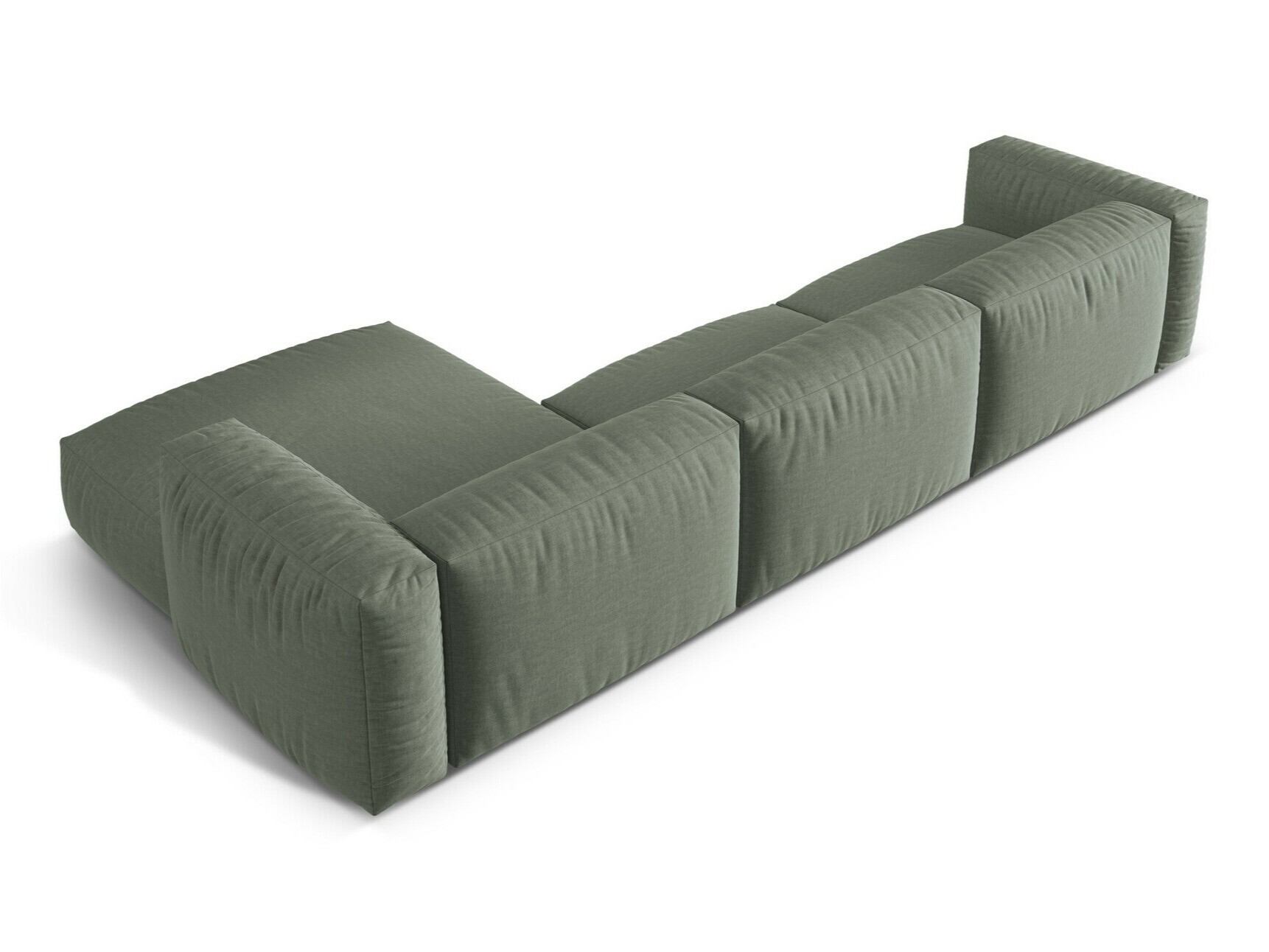 Modularna kotna sedežna garnitura Sorcoro 104 (Boston Water Green)