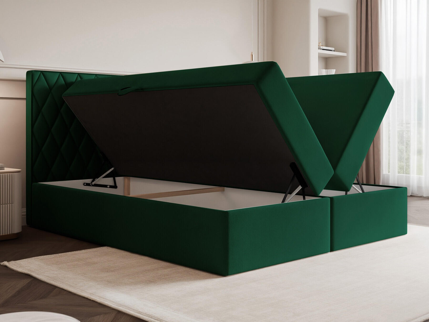 Boxspring postelja Martinez 114 (Magic Velvet 2225)